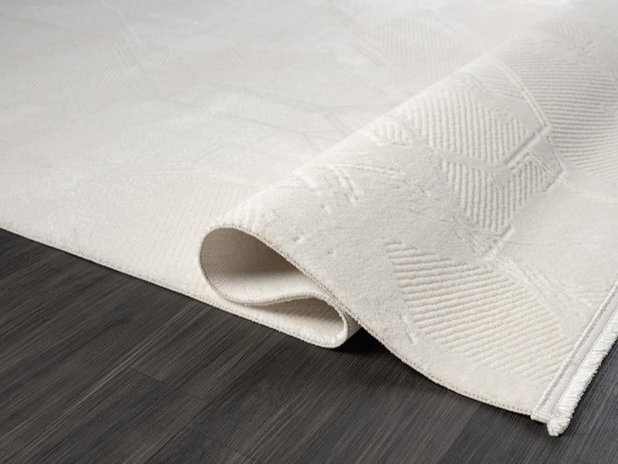 ÇAM Halı ARVEL AR011A Beyaz Koridor Halısı Mutfak Halısı Salon Halısı
