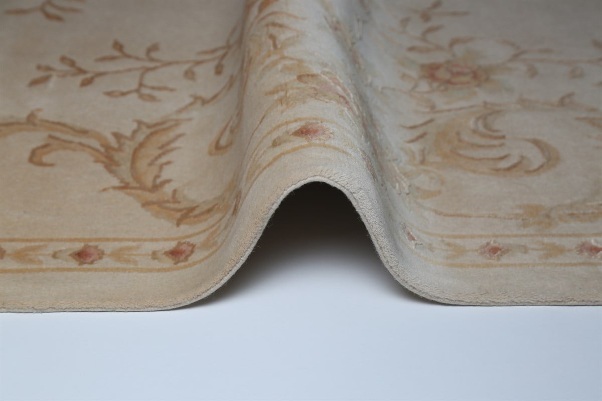Çam Halı Aubusson N -159 Yeni Zellanda Yünü ve İpek El Dokuması Halı