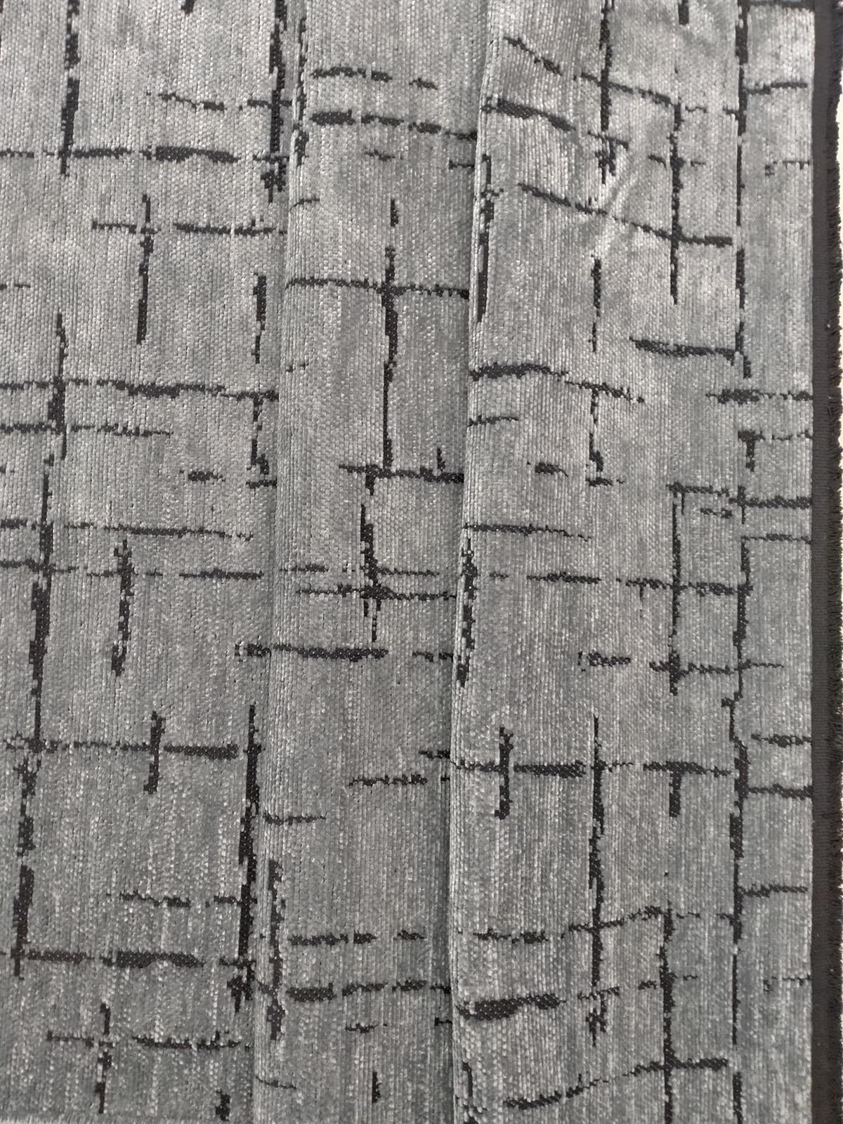 Çam Halı Bodrum BDR 123 Antrasit Özel Latex Kaymaz Tabanlı Kilim