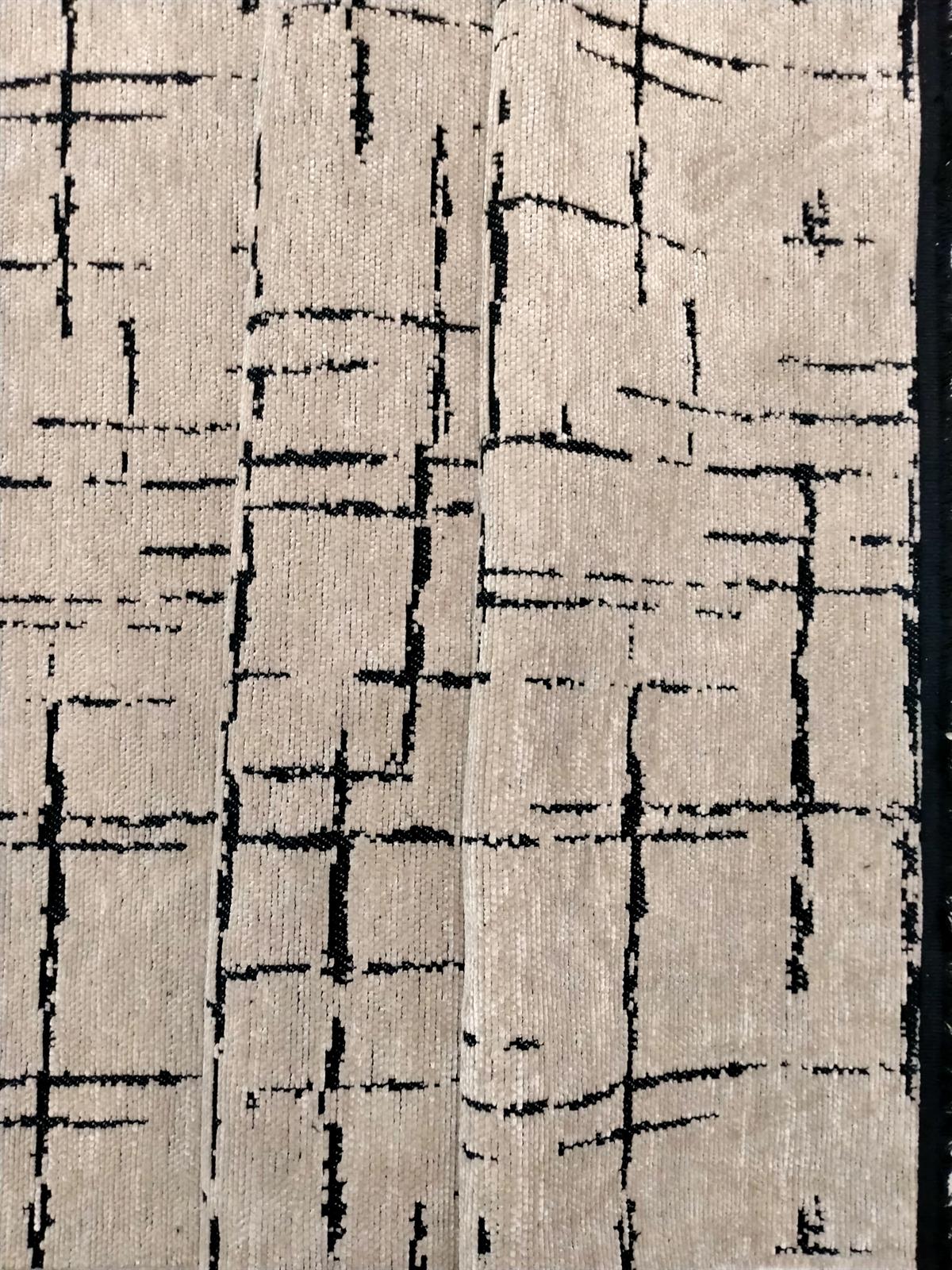 Çam Halı Bodrum BDRR 119 Bej Özel Latex Kaymaz Tabanlı Kilim