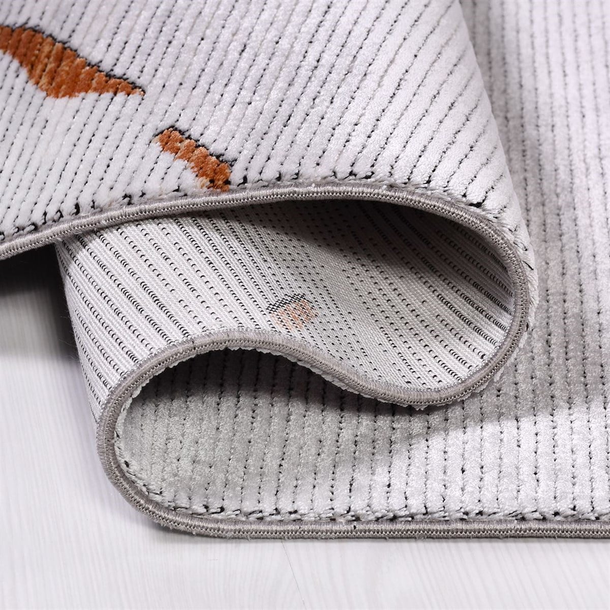 Çam Halı Crea Plus Stone Roxanne 17171 Gri Taba Modern Desenli Makine Halısı