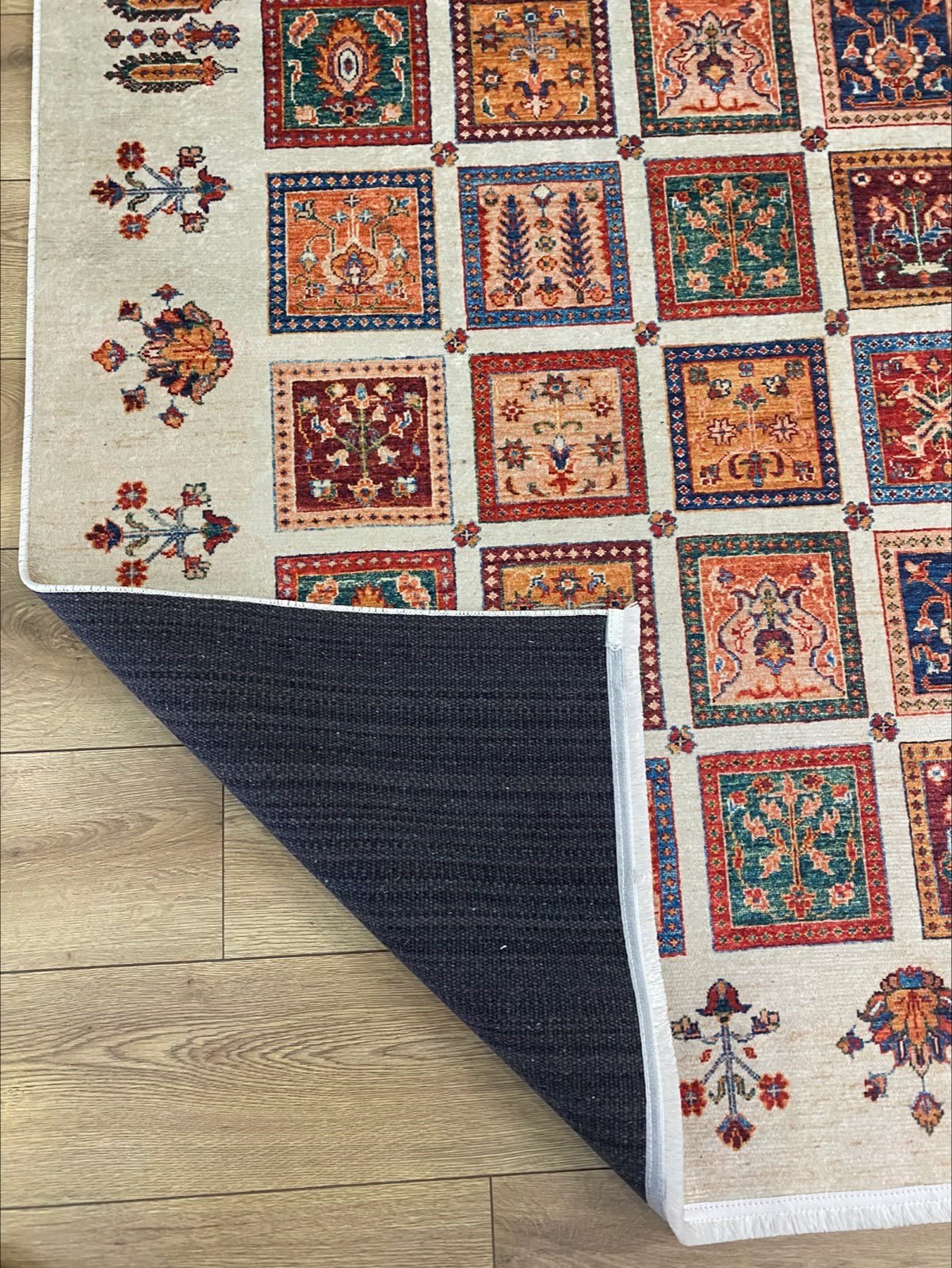 Çam Halı Gloria TD407 Multi Şal Desen Dokuma Saçaklı Kilim