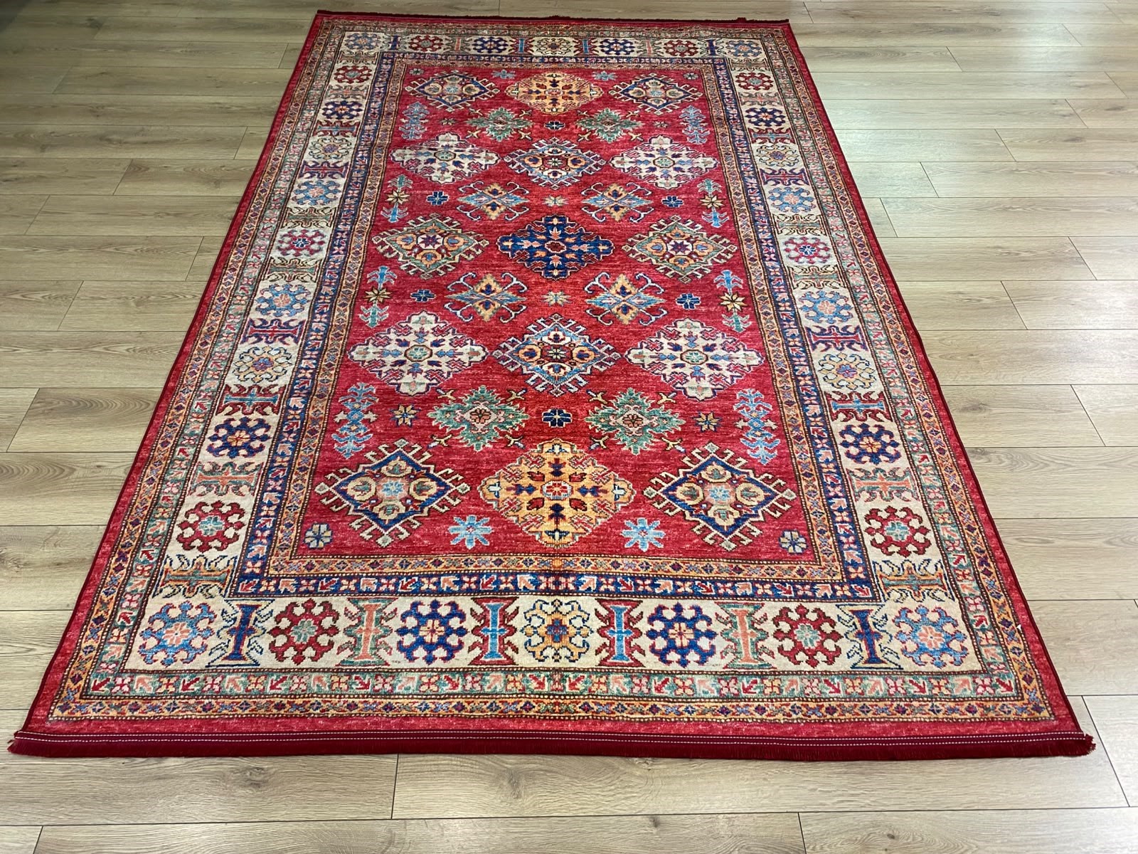 Çam Halı Gloria TD734 Multi Etnik Desen Dokuma Saçaklı Kilim