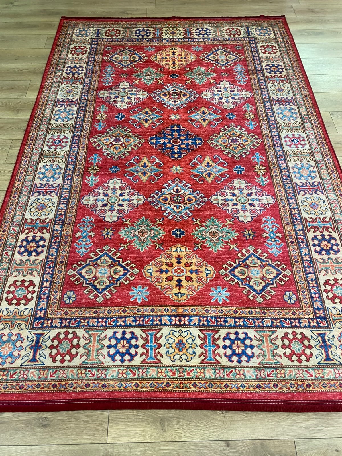 Çam Halı Gloria TD734 Multi Etnik Desen Dokuma Saçaklı Kilim