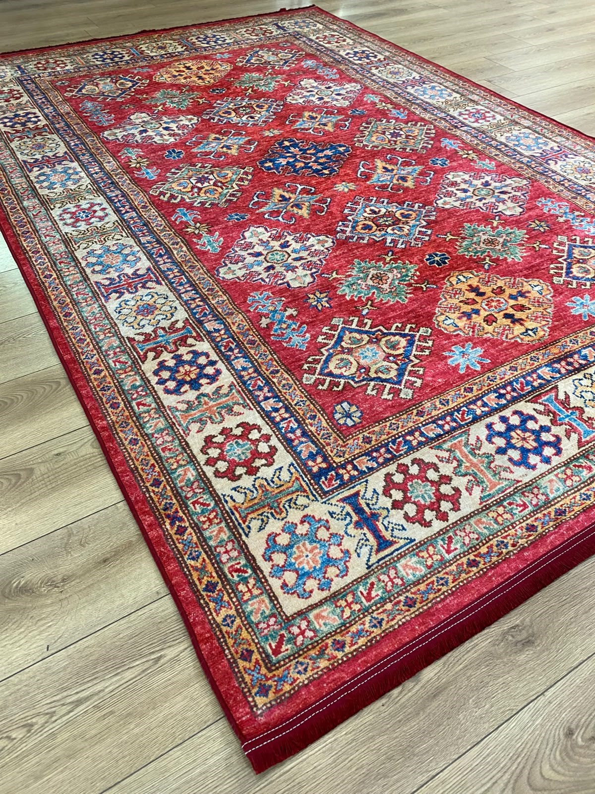 Çam Halı Gloria TD734 Multi Etnik Desen Dokuma Saçaklı Kilim