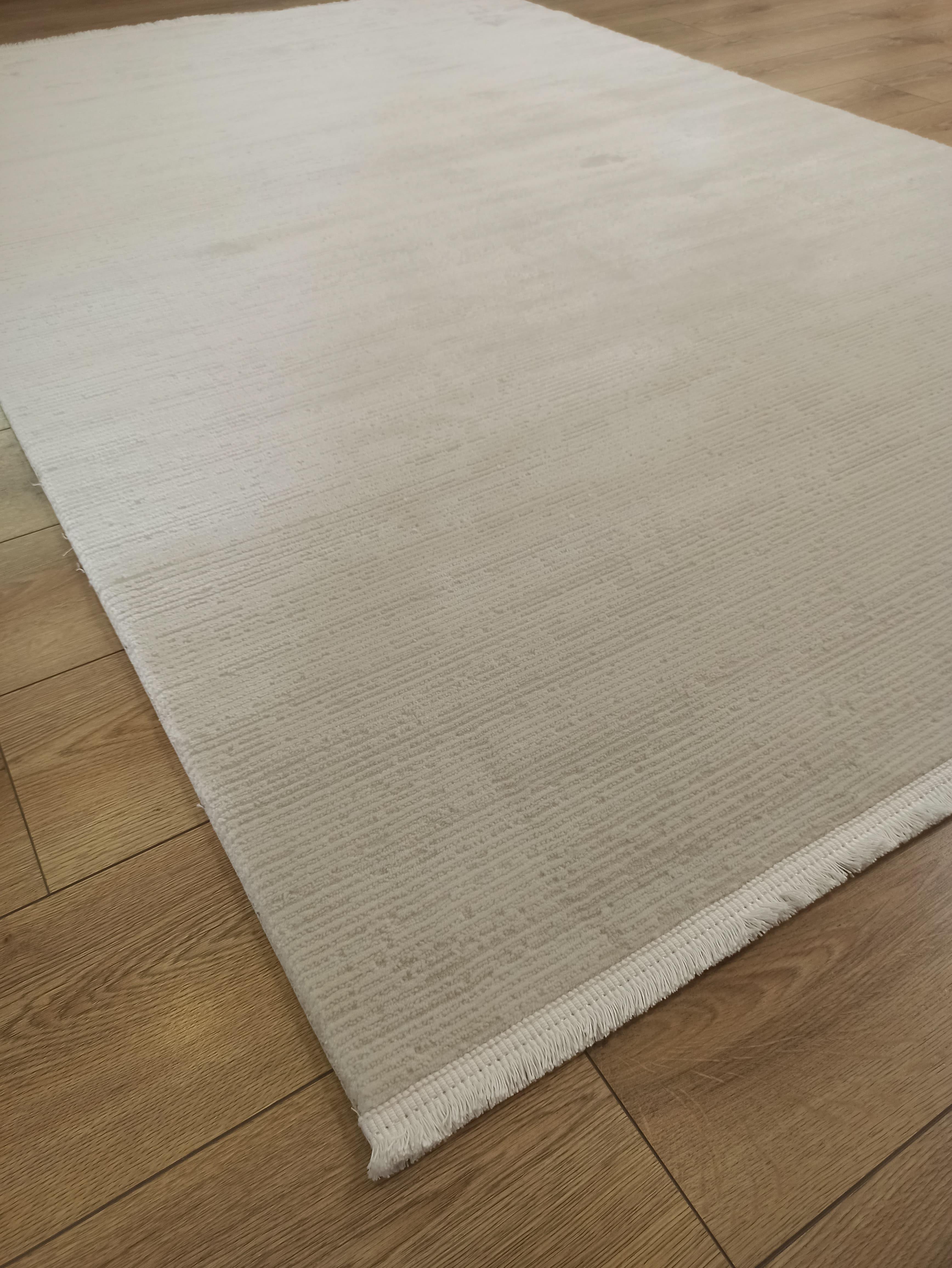 Çam Halı Life LF001W Beyaz Salon Halısı Oturma Odası Halısı