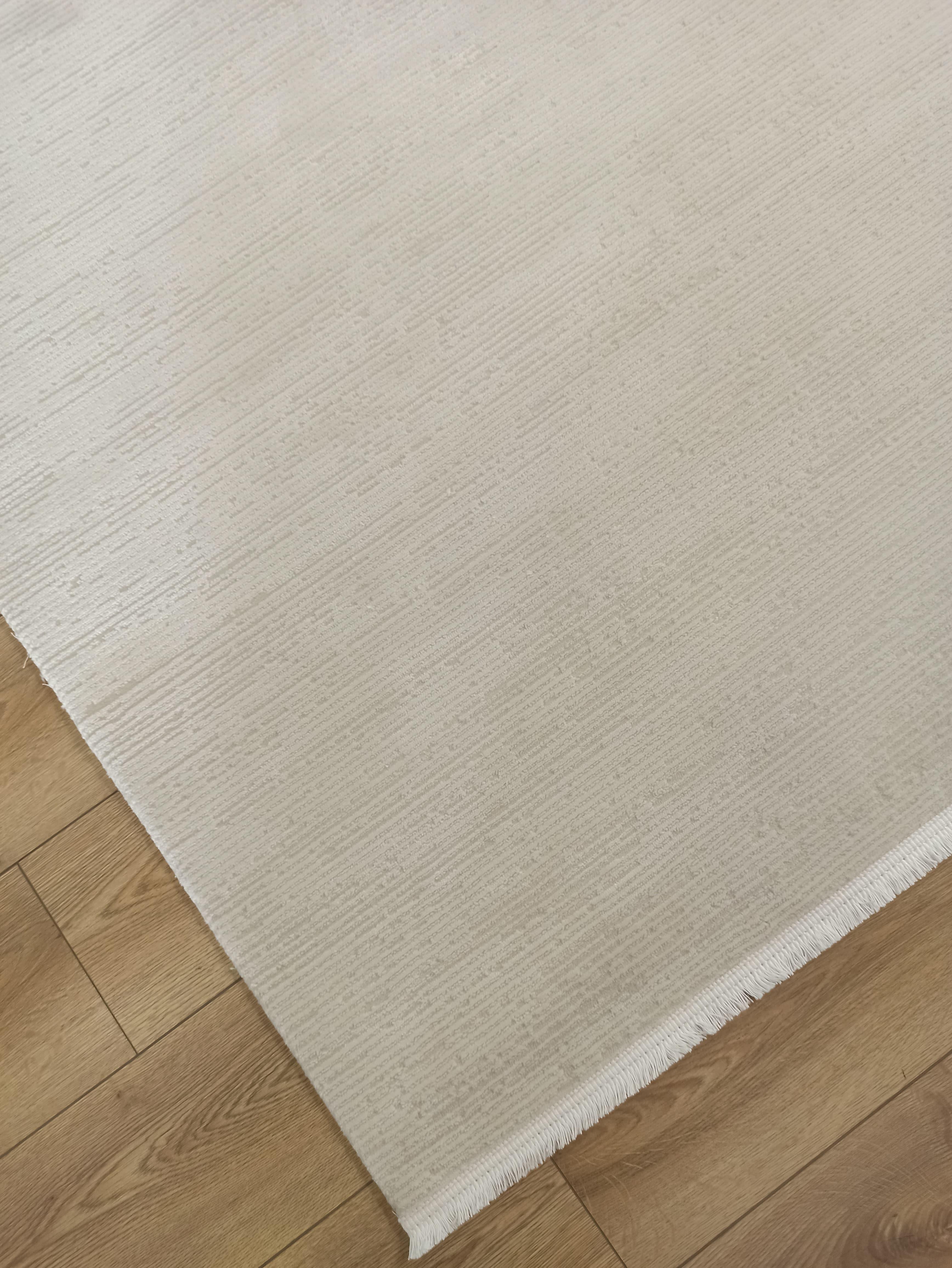 Çam Halı Life LF001W Beyaz Salon Halısı Oturma Odası Halısı