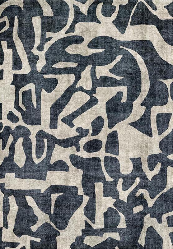 Çam Halı Siesta Modern 32-523 Modern Desenli Dokuma Tabanlı Yıkanabilir Şönil Salon ve Oda Halısı
