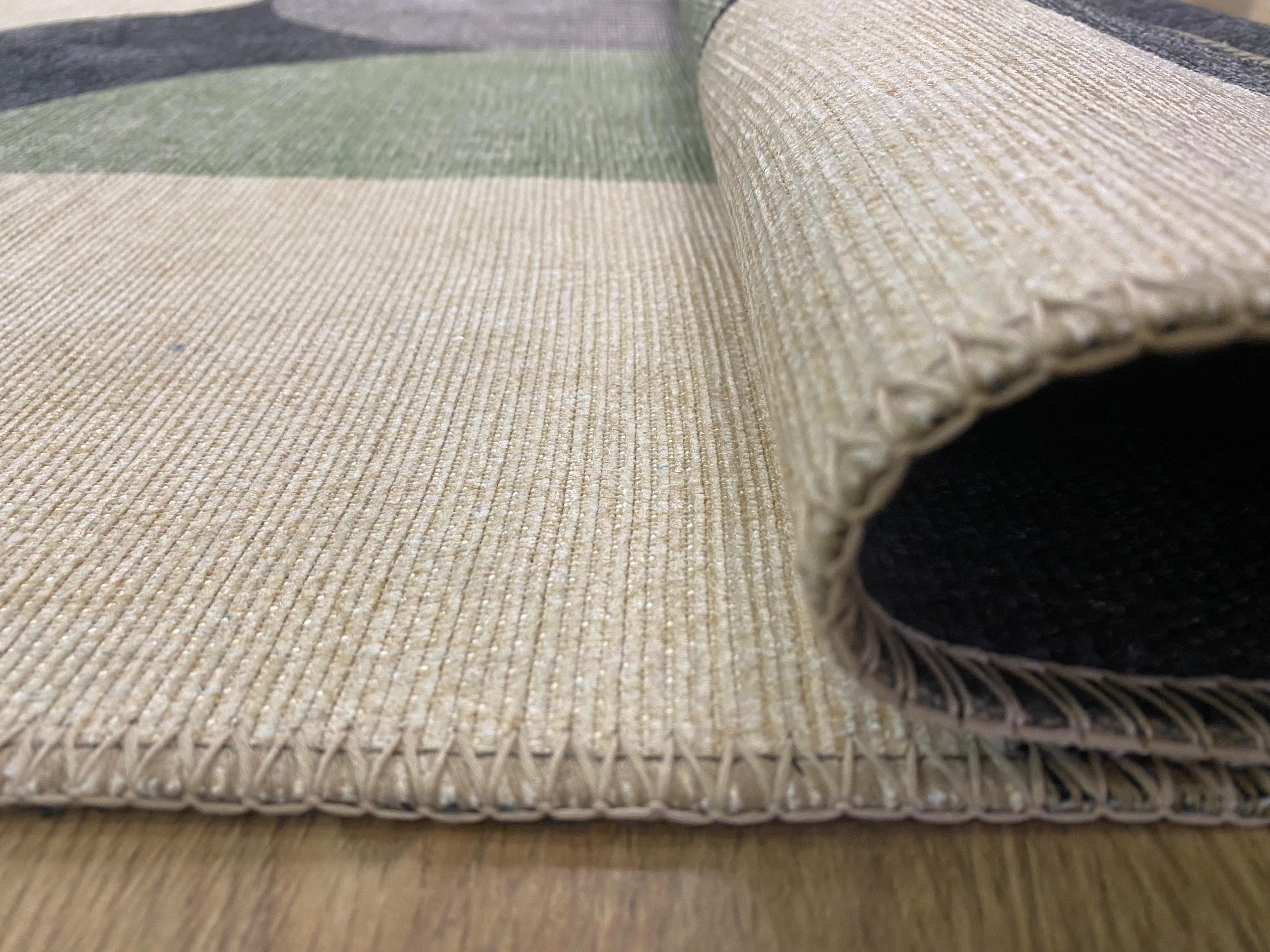Çam Halı Siesta Modern 32-526 Modern Desenli Dokuma Tabanlı Yıkanabilir Şönil Salon ve Oda Halısı