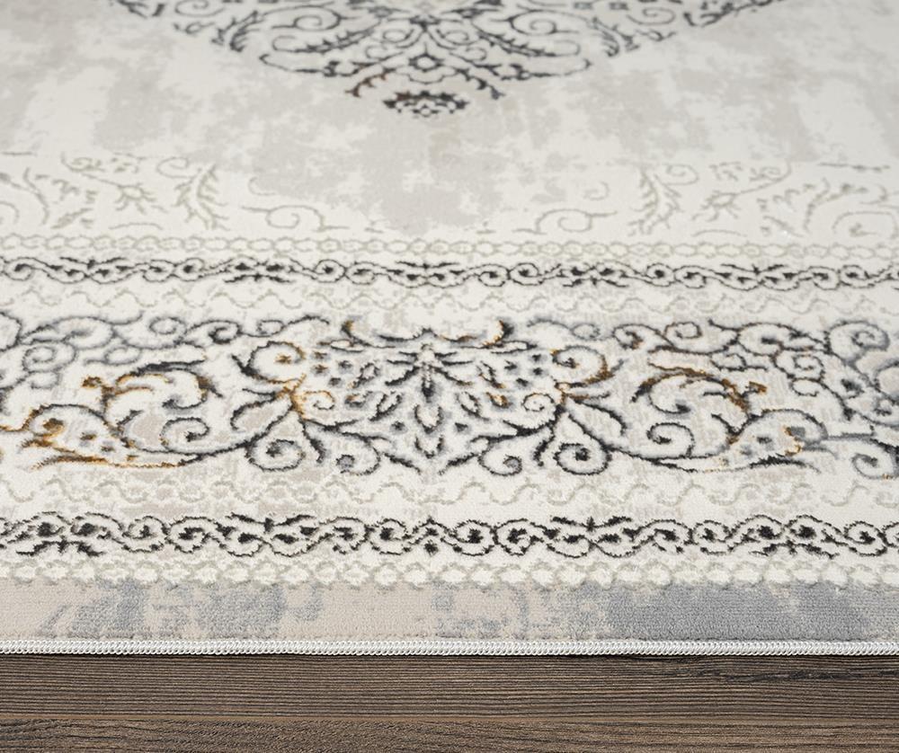 ÇAM Halı SİLVİA SL101A Gri Koridor Halısı Mutfak Halısı Salon Halısı