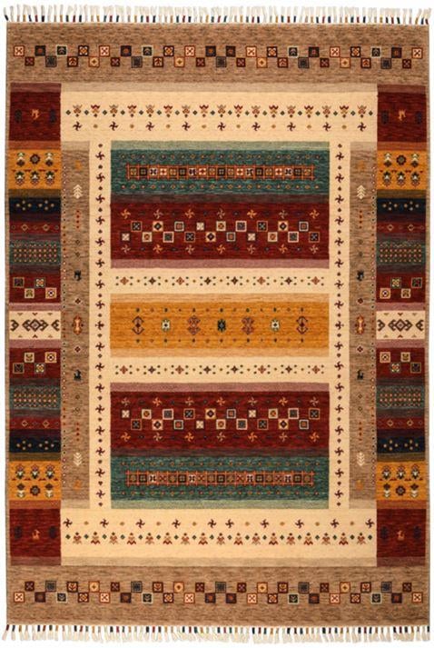 Çam Halı Sultani 810 Vizon Yün ve Bambu ile Özel Tezgahlarda Üretilen Otantik Desenli El Emeği Modern Uşak Halısı