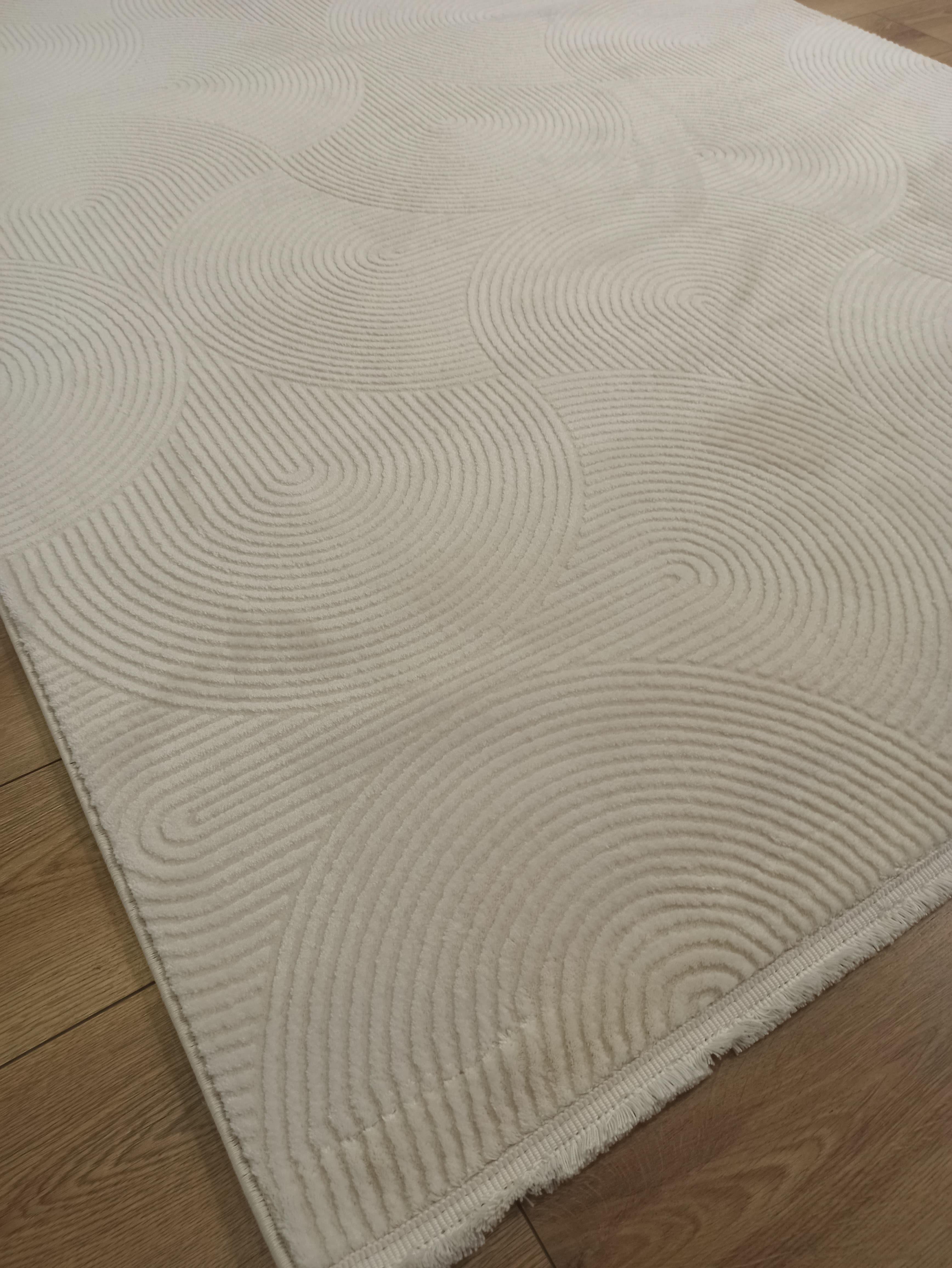 Çam Halı Therapy 8612 Krem Koridor Halısı Kesme Yolluk Mutfak Halısı Modern Halı