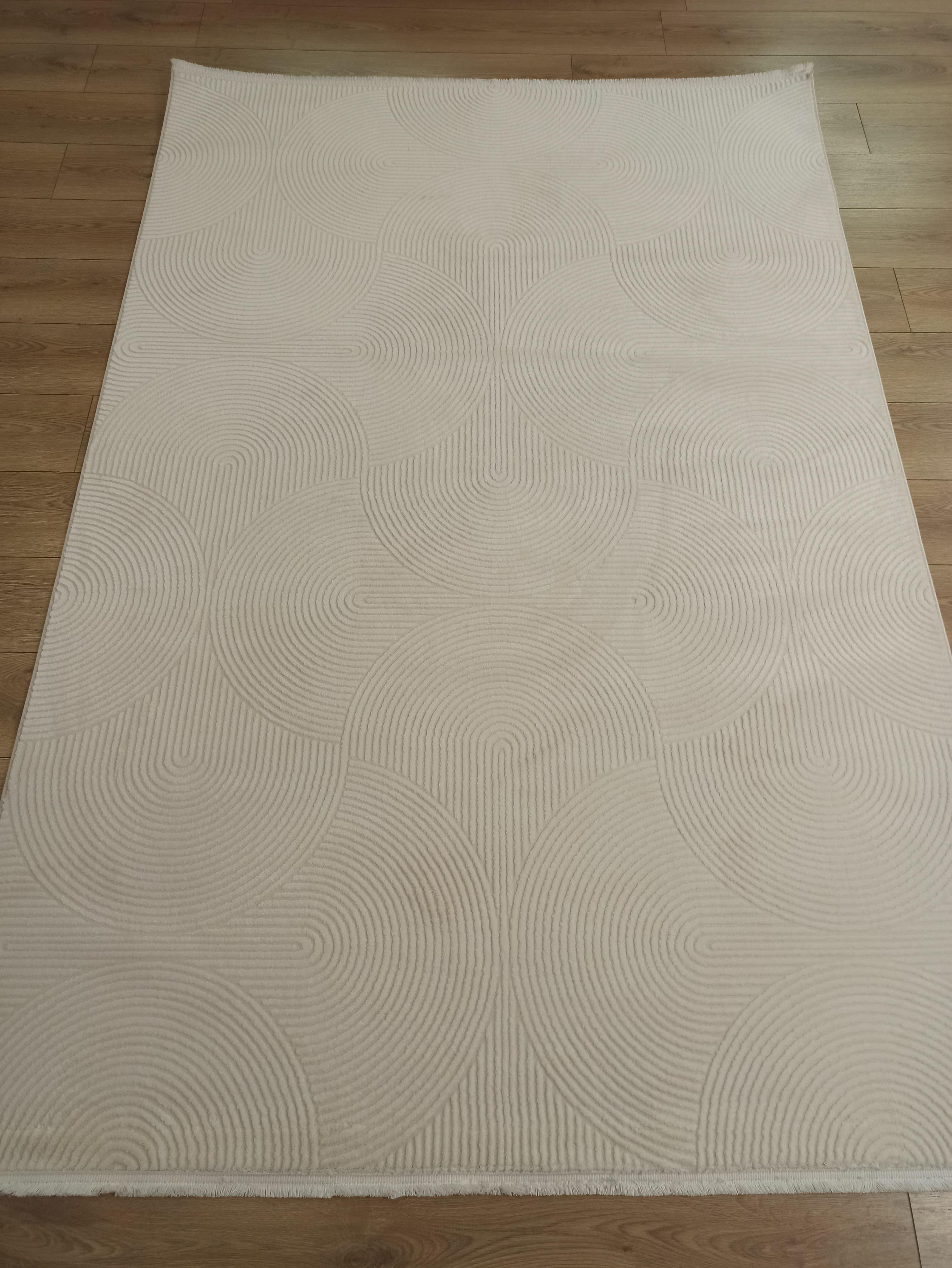 Çam Halı Therapy 8612 Krem Koridor Halısı Kesme Yolluk Mutfak Halısı Modern Halı