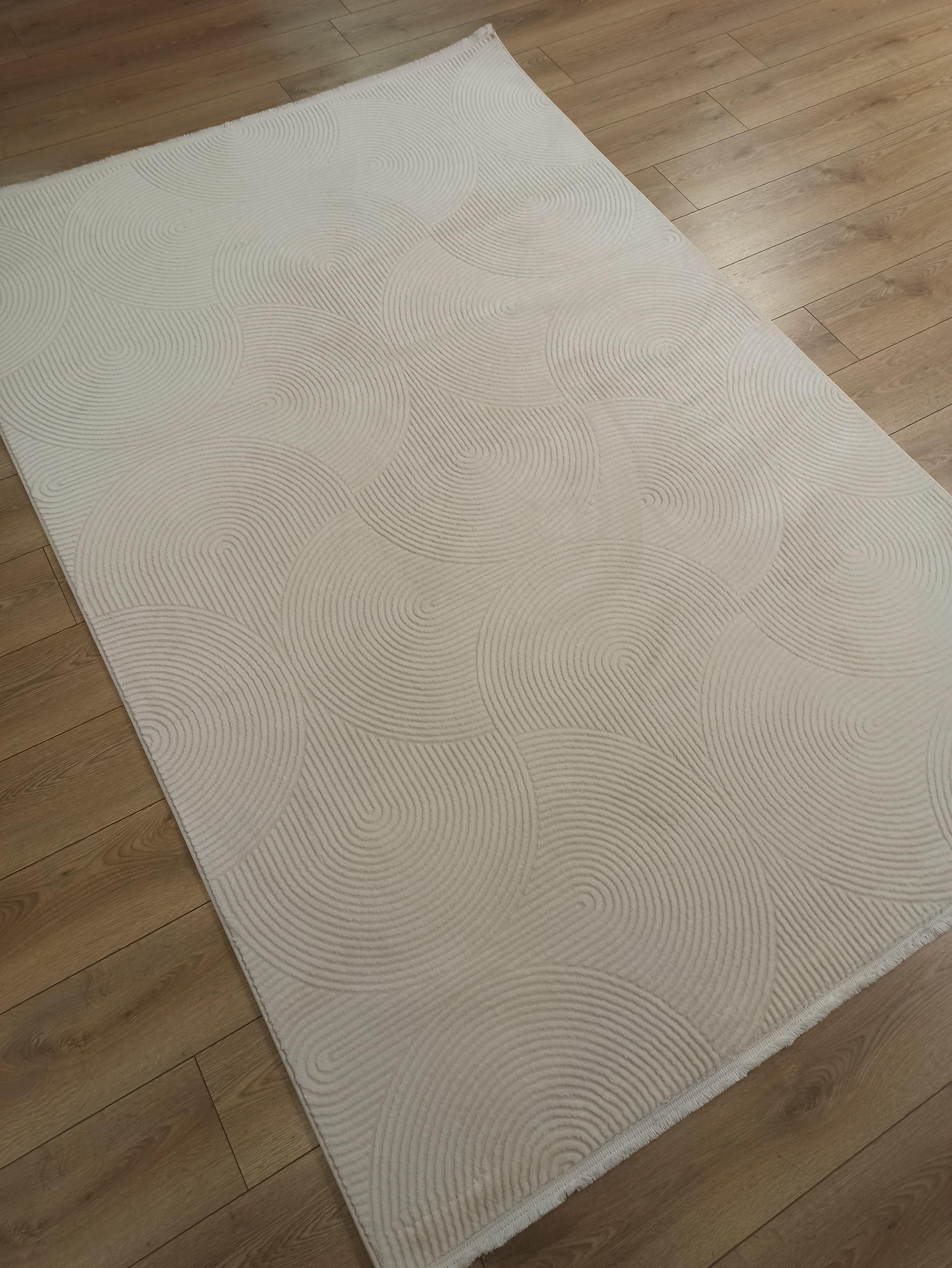 Çam Halı Therapy 8612 Krem Koridor Halısı Kesme Yolluk Mutfak Halısı Modern Halı