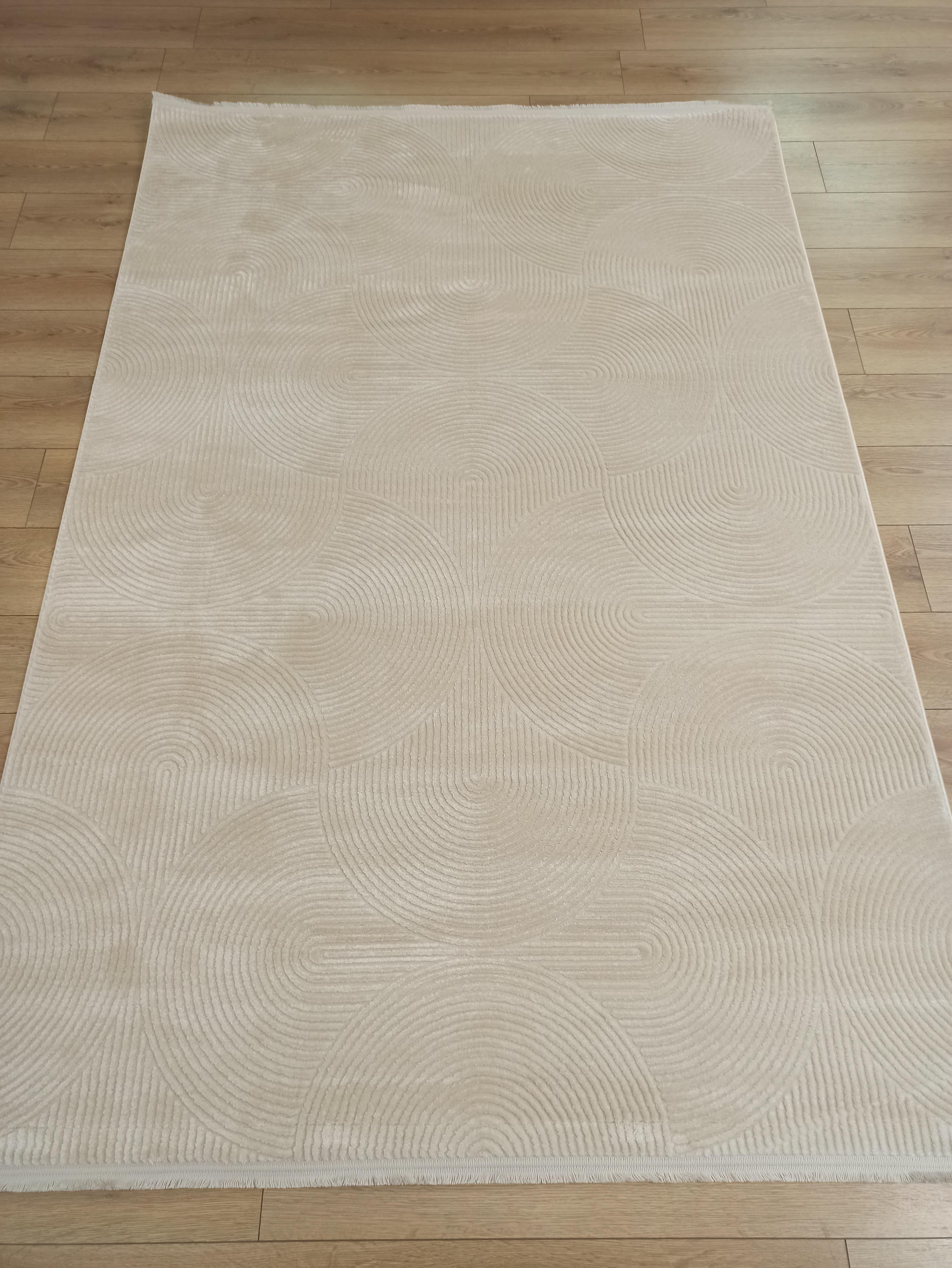 Çam Halı Therapy 8613 Bej Koridor Halısı Kesme Yolluk Mutfak Halısı Modern Halı