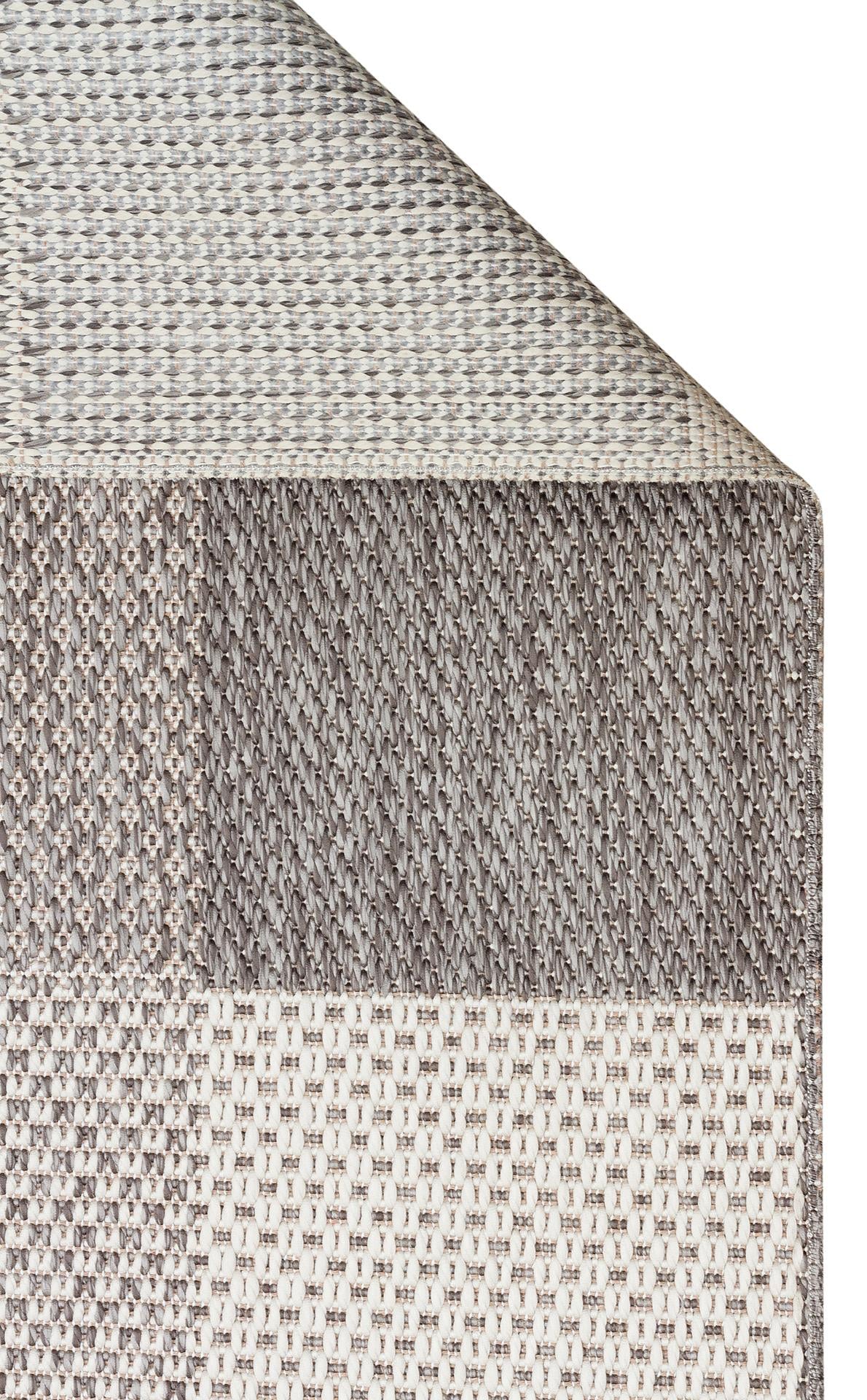 EKO Halı MONO MNO 01 Grey Kaymaz Tabanlı Jüt Dokulu Sisal Kilim