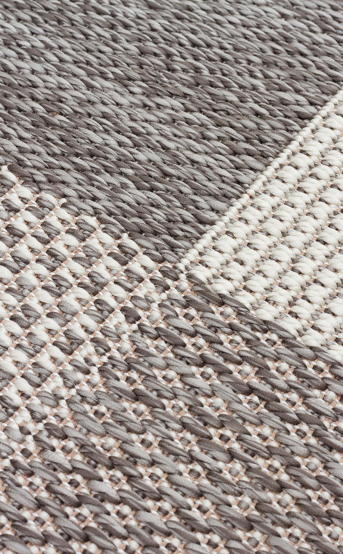 EKO Halı MONO MNO 01 Grey Kaymaz Tabanlı Jüt Dokulu Sisal Kilim