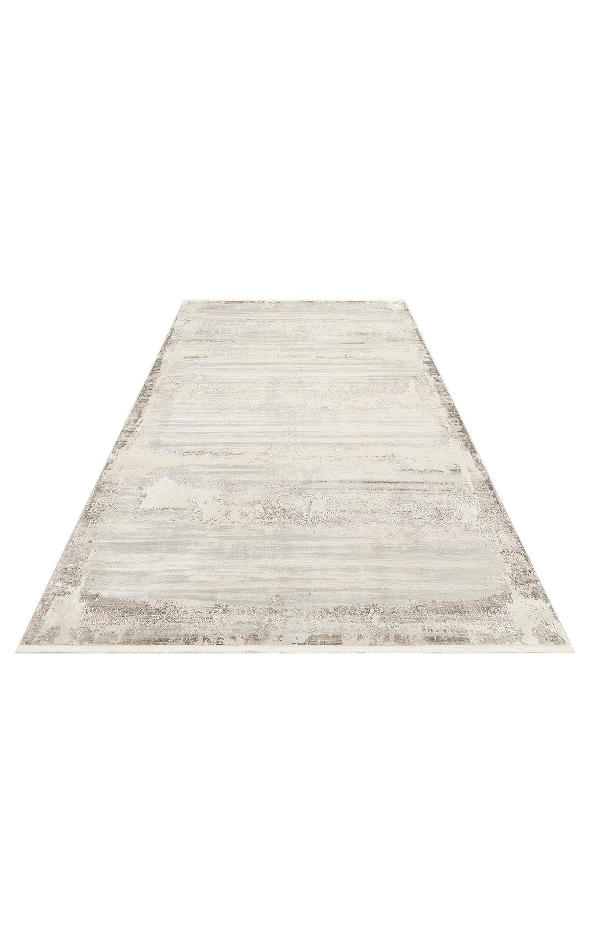 EKO Halı PALMIRA PLM 02 CREAM GREY Yüksek Kaliteli Sık Dokuma Modern Salon Halısı