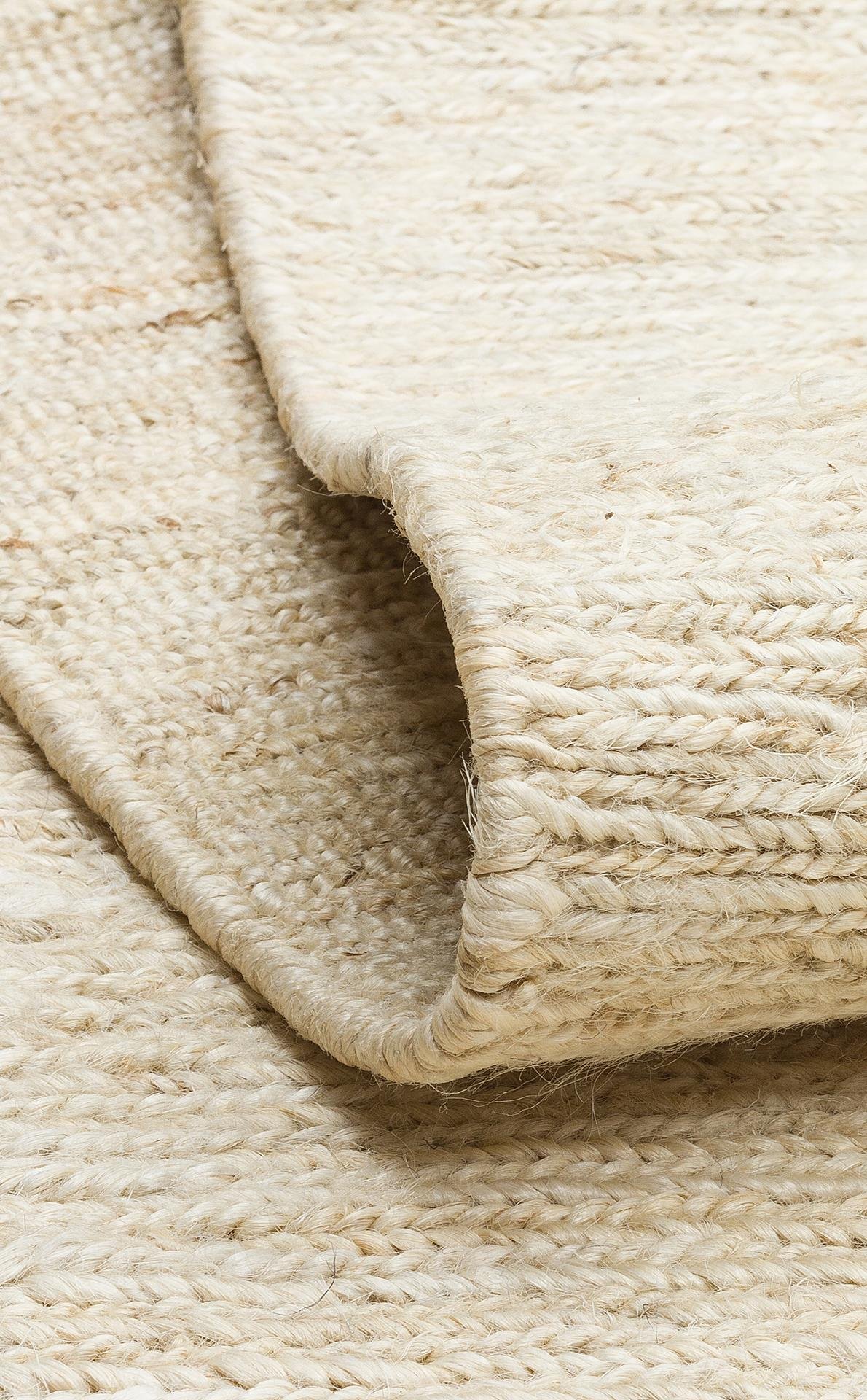 EKO Halı SOUMAK SMK PLAIN IVORY Soumak Örgülü Naturel Kendir Halı