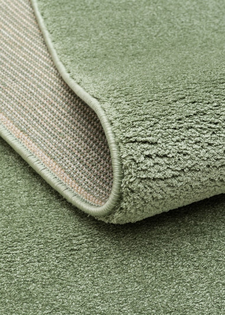 Eko Halı ZEN 01 GREEN Hav Toz Vermez Yumuşak Dokulu Salon Halısı Oturma Odası Halısı Yatak Odası Halısı Çocuk Odası Halısı Koridor Halısı Mutfak Halısı Modern Makine Halısı