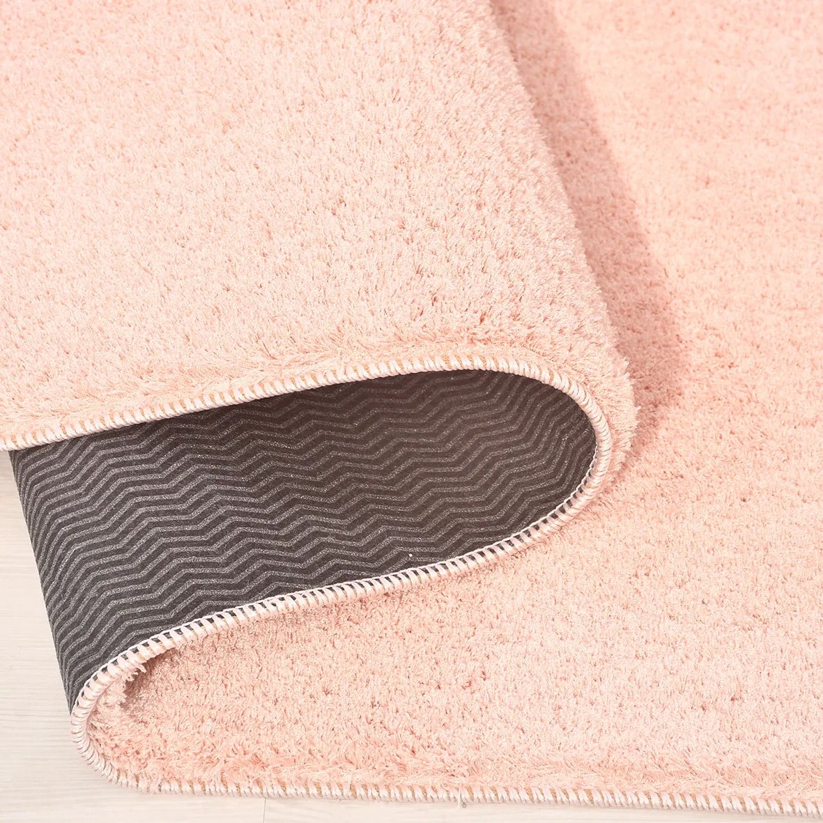 Mars-PEMBE-Premium Kadifemsi Halı Oturma Odası-Salon-Mutfak-Kaymaz Taban -Yıkanabilir-Modern