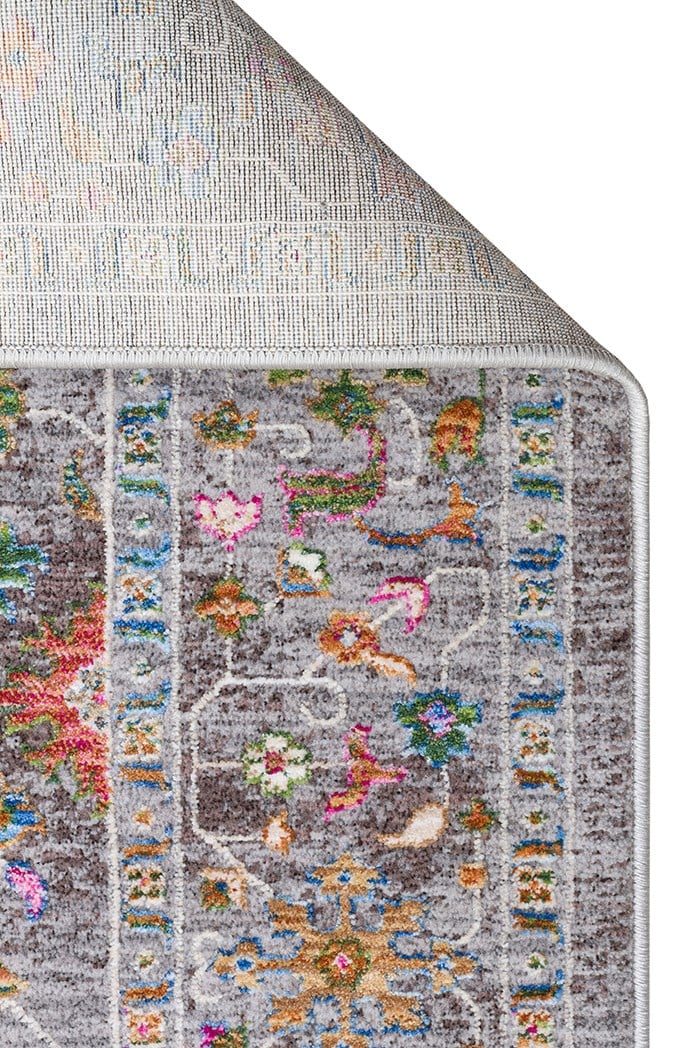 SOFIA SOF 04 MULTY Geleneksel El Dokuması Uşak Halı Desenlerine Sahip Vintage Eskitme Tarzı Salon Halısı Oturma Odası Halısı