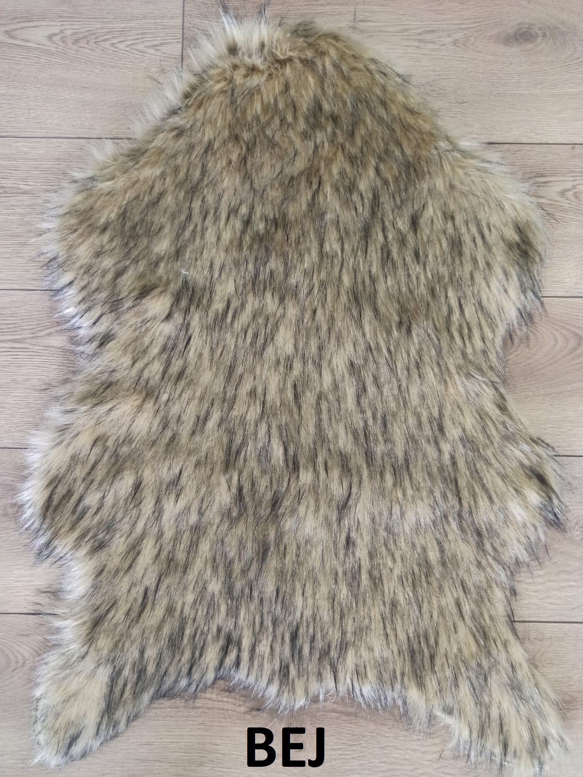 Tavşan Tüyü Suni Deri Tabanlı Yıkanabilir Peluş Post 60X90