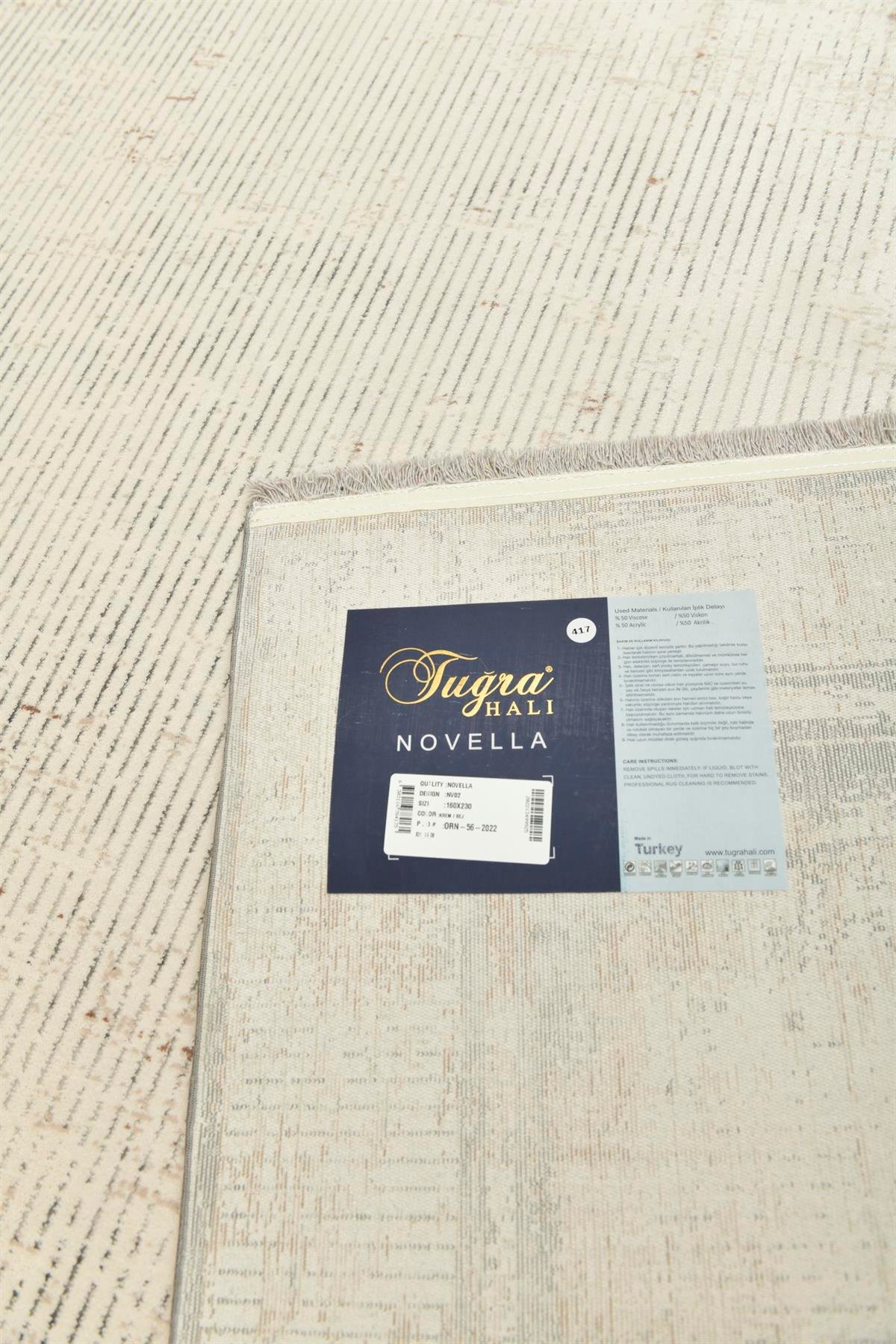 Tuğra Halı Novella NV02 Eskitme Desen Halı