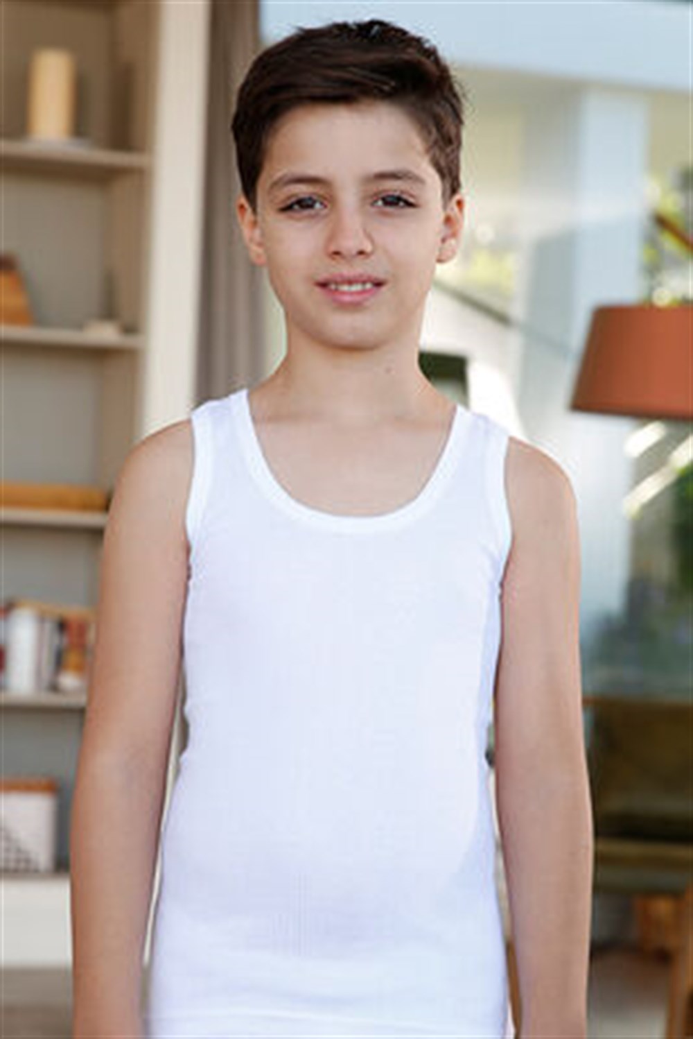 BERRAK 1501 ÇOCUK ATLET - BEYAZ - 0