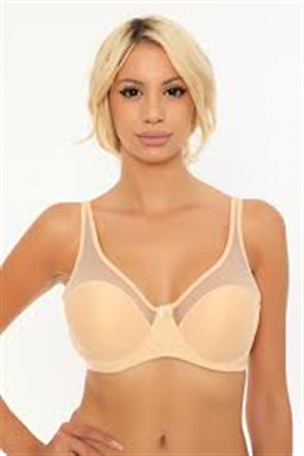 LE JARDİN 9200 C-CUP SOPHİE SOFT CUP BRA TÜL KAPLI SÜTYEN