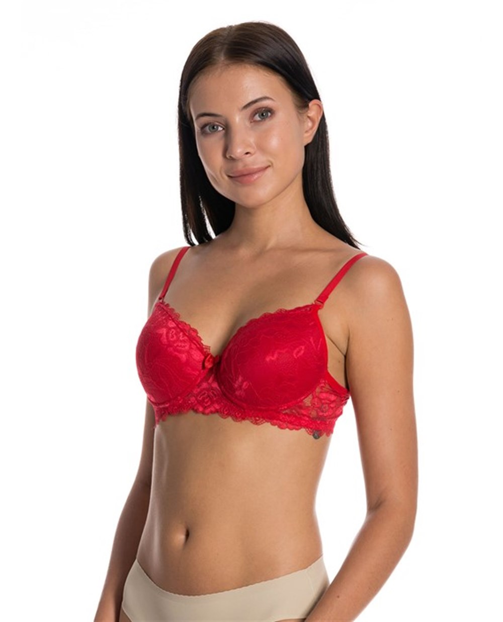 SATİNA 1005 DESTEKLİ FULL DANTELLİ SÜTYEN