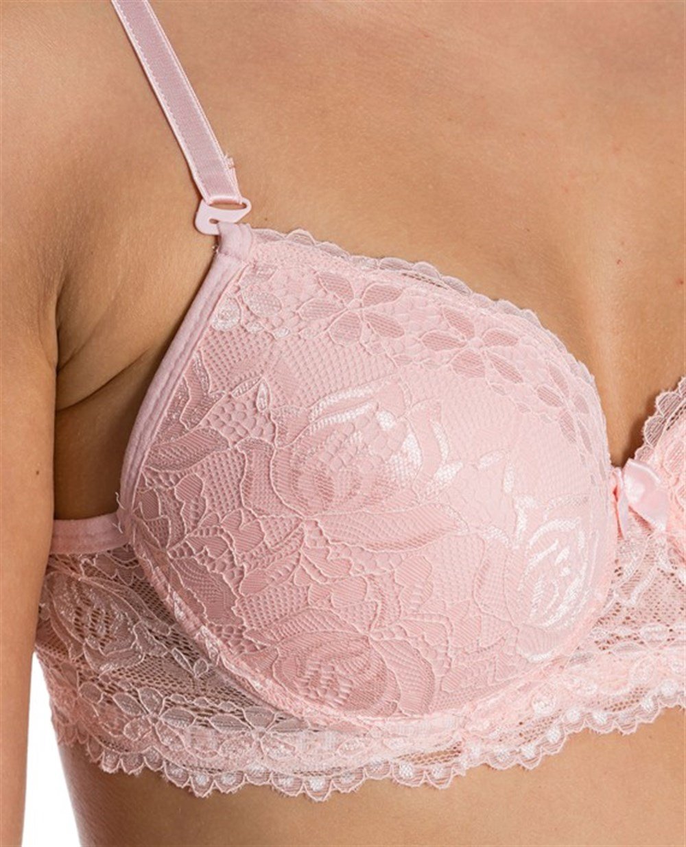 SATİNA 1006 DESTEKSİZ FULL DANTELLİ SÜTYEN