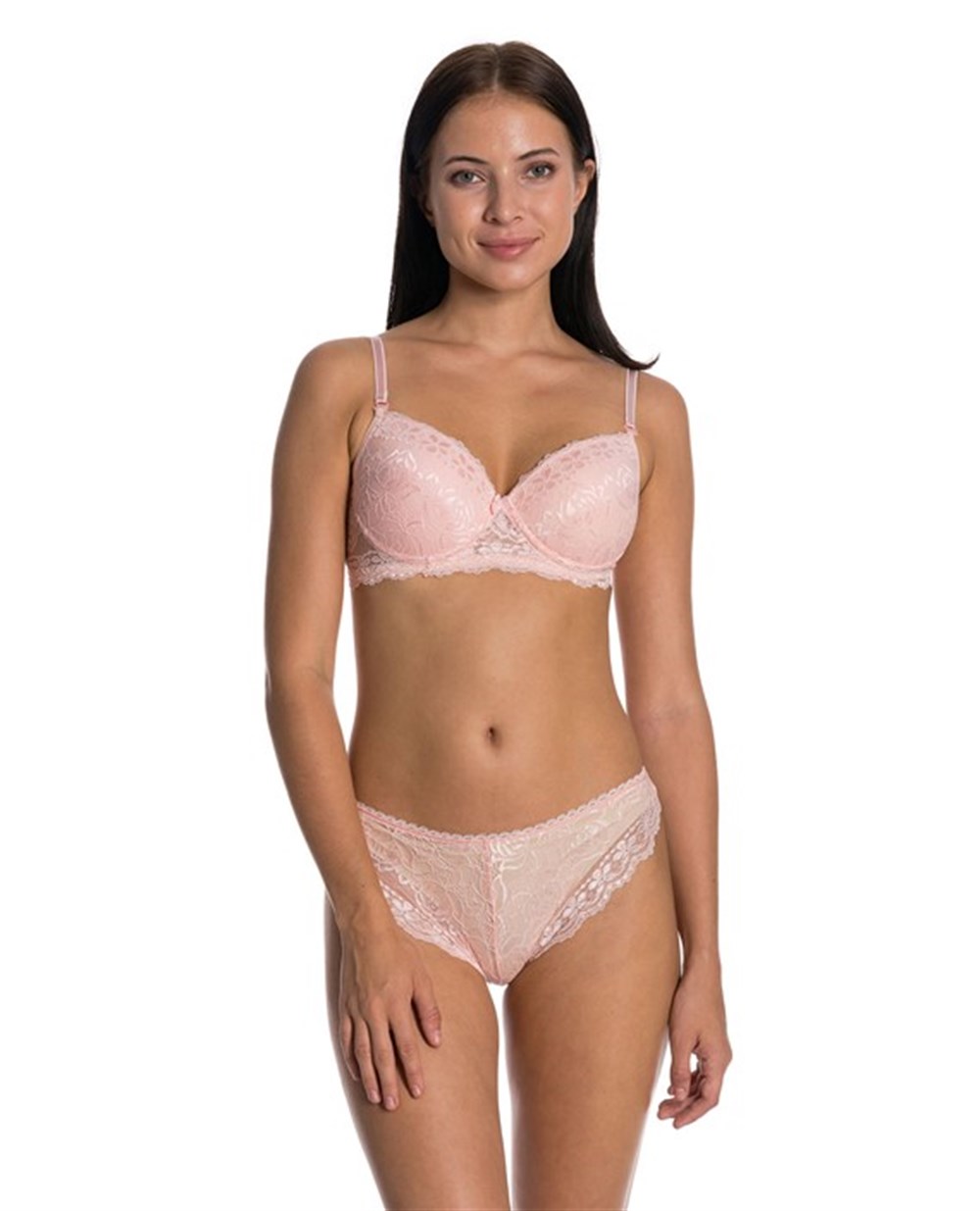 SATİNA 10100 DESTEKSİZ FULL DANTELLİ SÜTYEN TAKIM