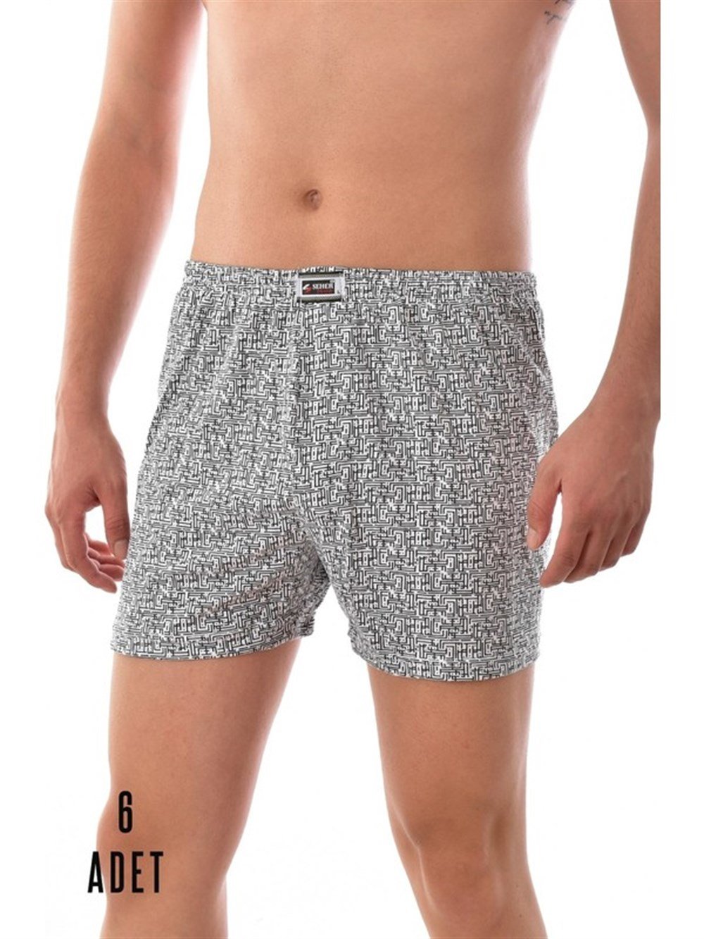 SEHER 07 DESENLİ BOXER 
