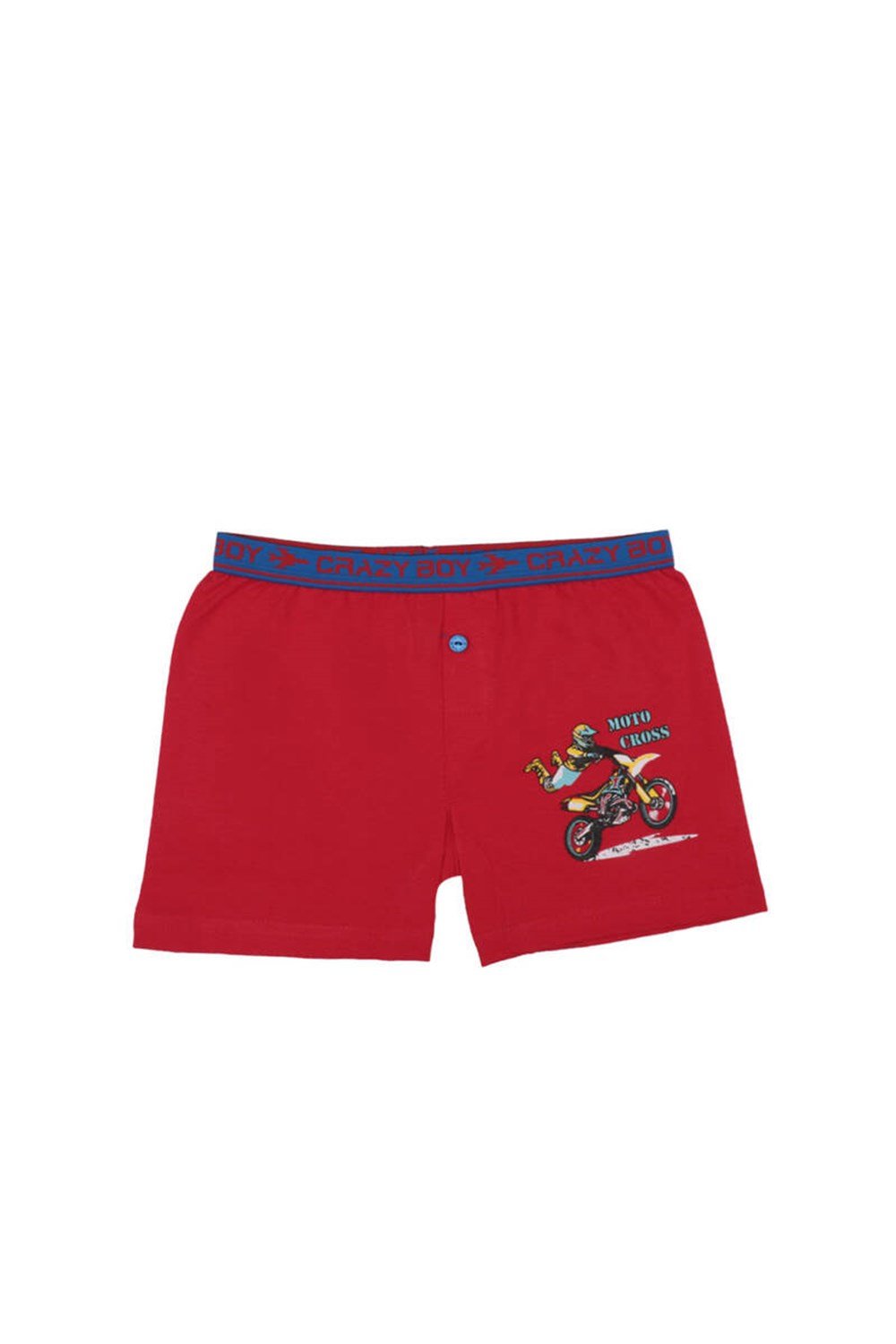 TUTKU 253 ÇOCUK ELASTAN BASKILI BOXER