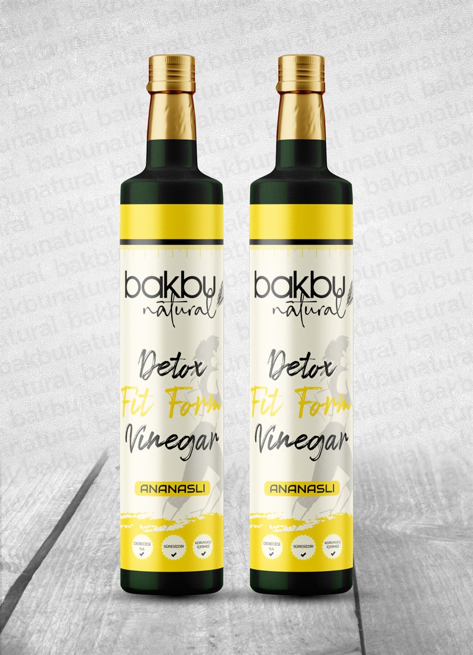  Bakbu Ananaslı Detox Sirkesi 2'li