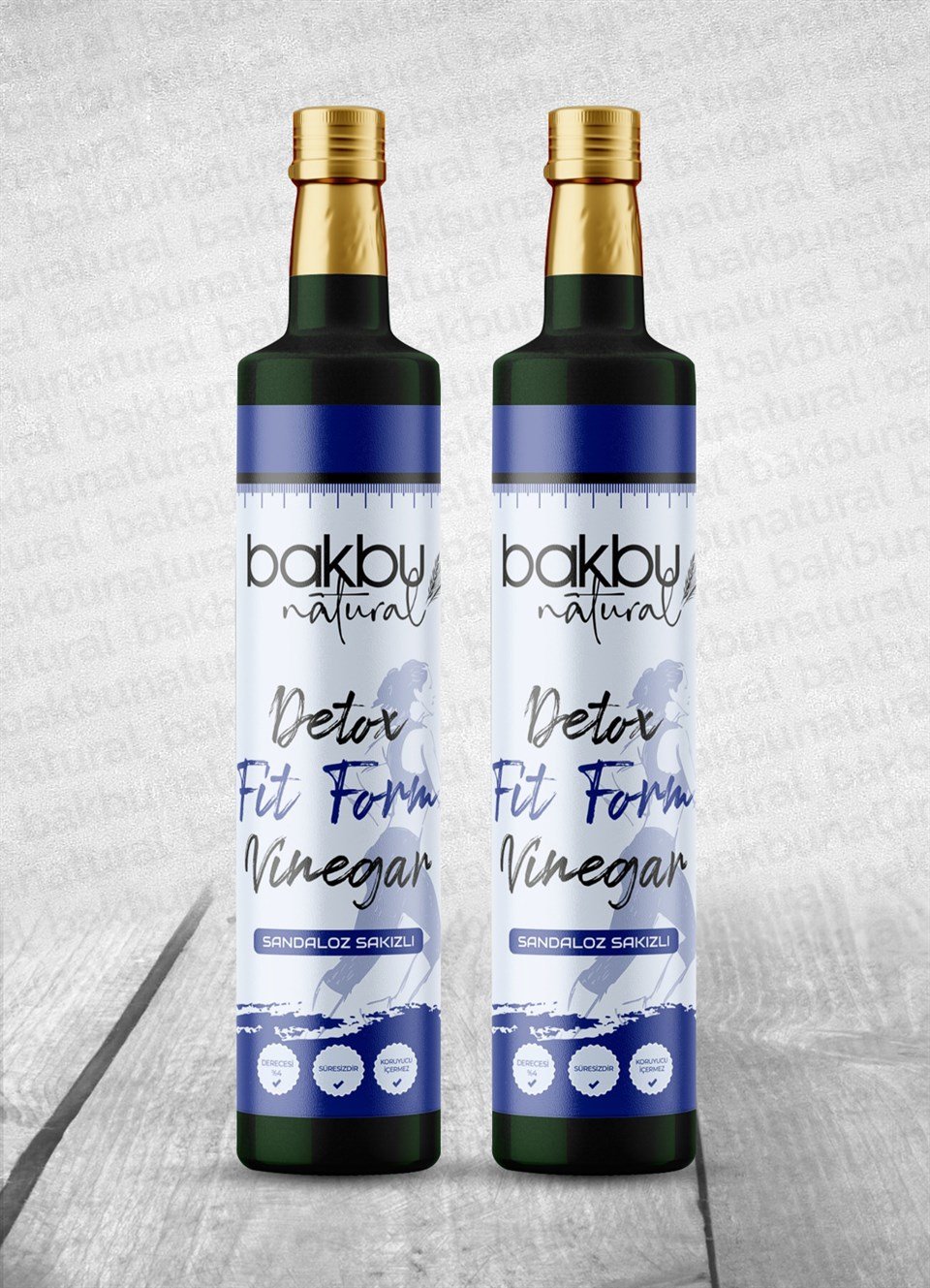  Bakbu Sandaloz Sakızlı Detox Sirkesi 2'li