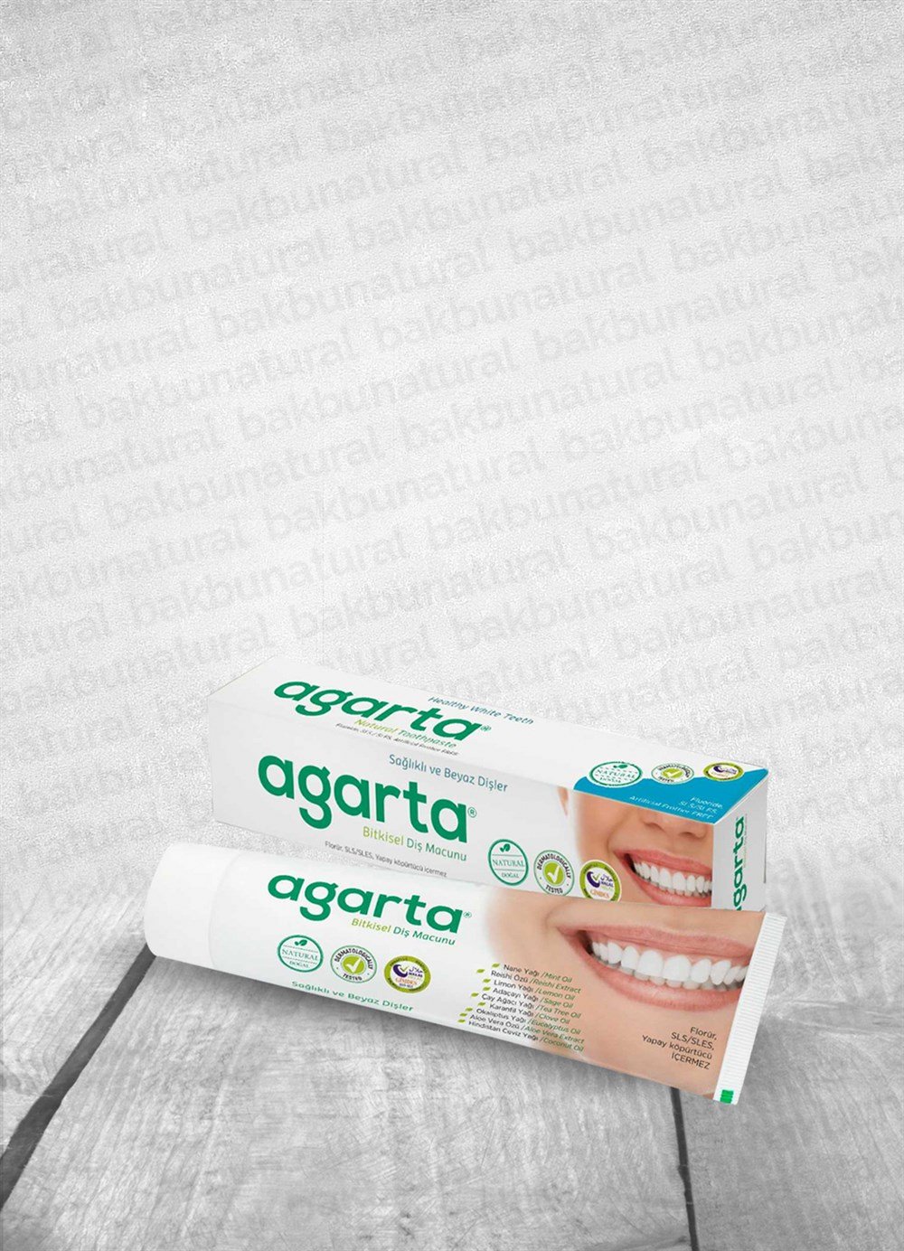 Agarta Bitkisel Diş Macunu Doğal İçerik 100ml