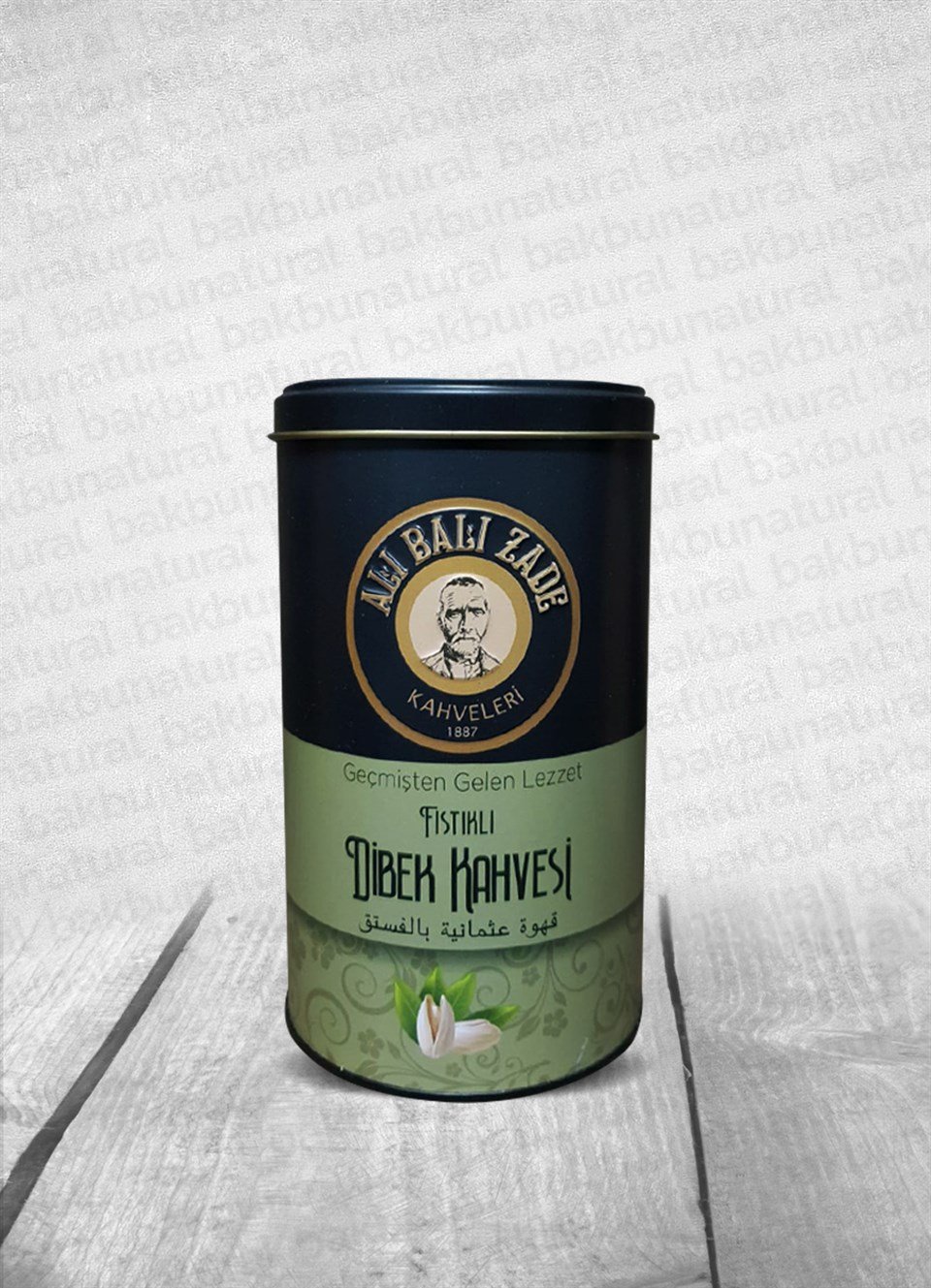 Ali Balı Zade Fıstıklı Dibek Kahvesi 250gr Teneke Kutu