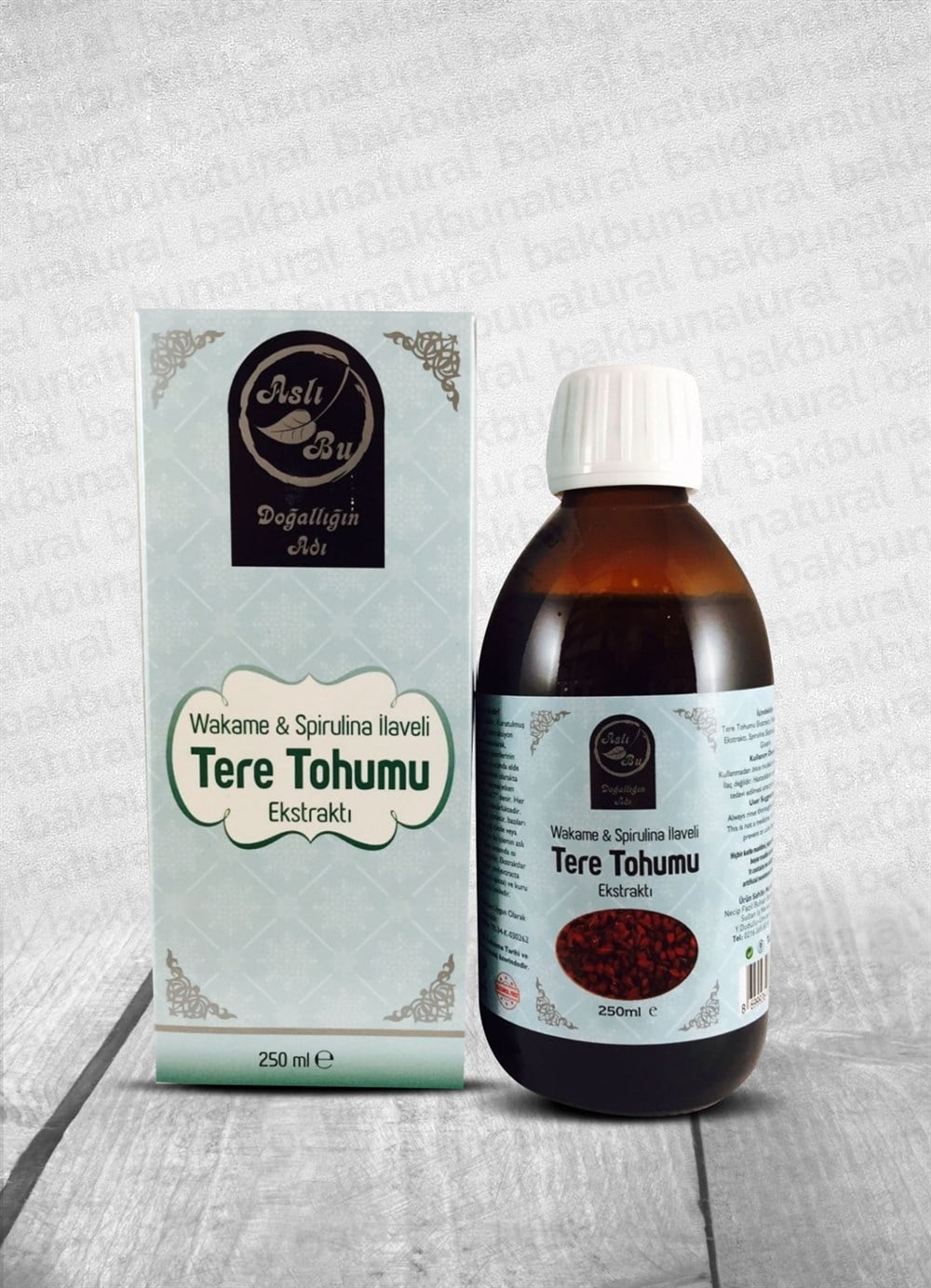 Aslı Bu Tere Tohumu Ekstraktı (WakameSpirulina İlaveli)