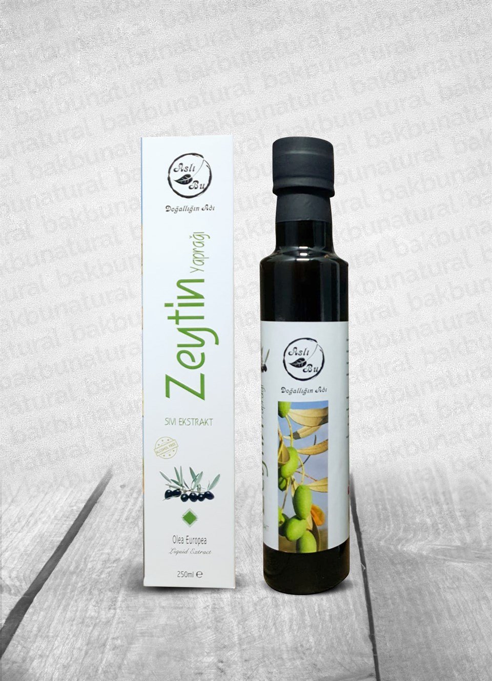 Aslıbu Zeytin Yaprağı Sıvı Ekstratı 250Ml
