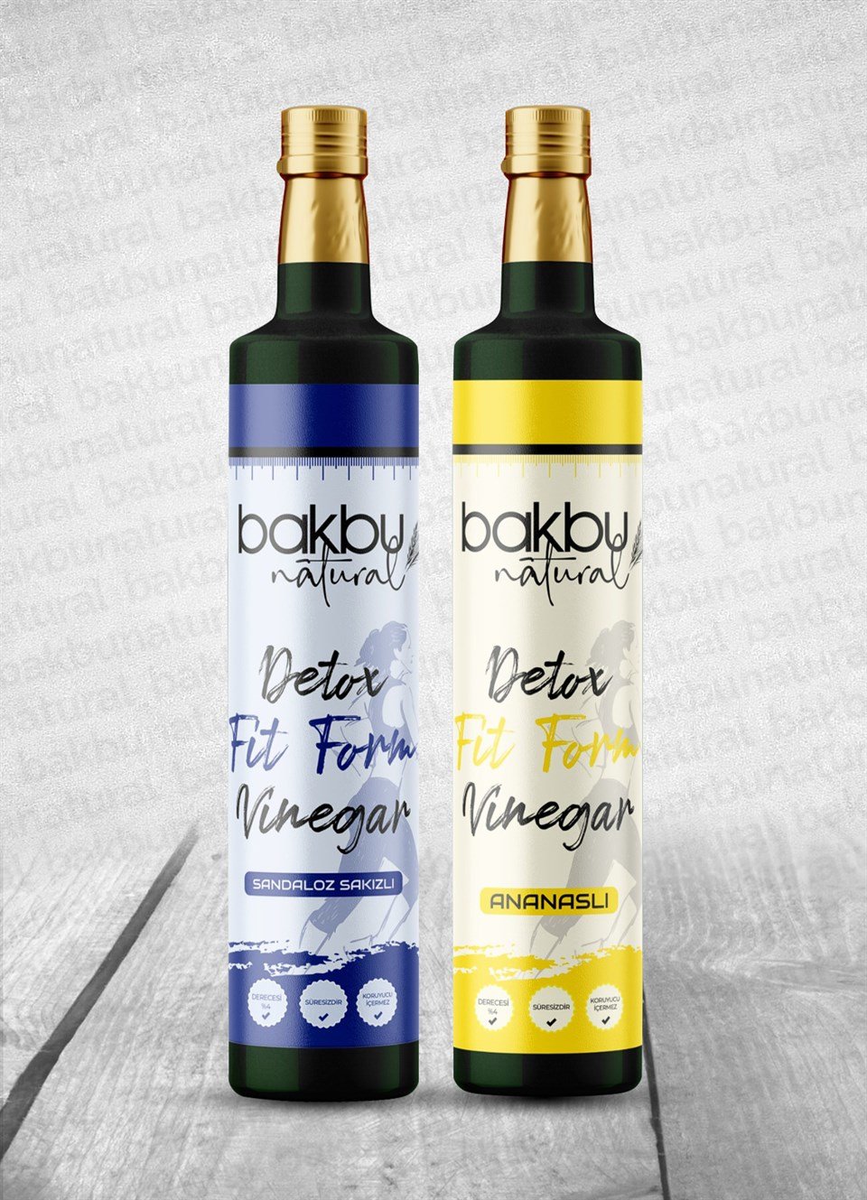 Bakbu Ananaslı Ve Sandaloz Sakızlı Detox Sirkesi 2'li