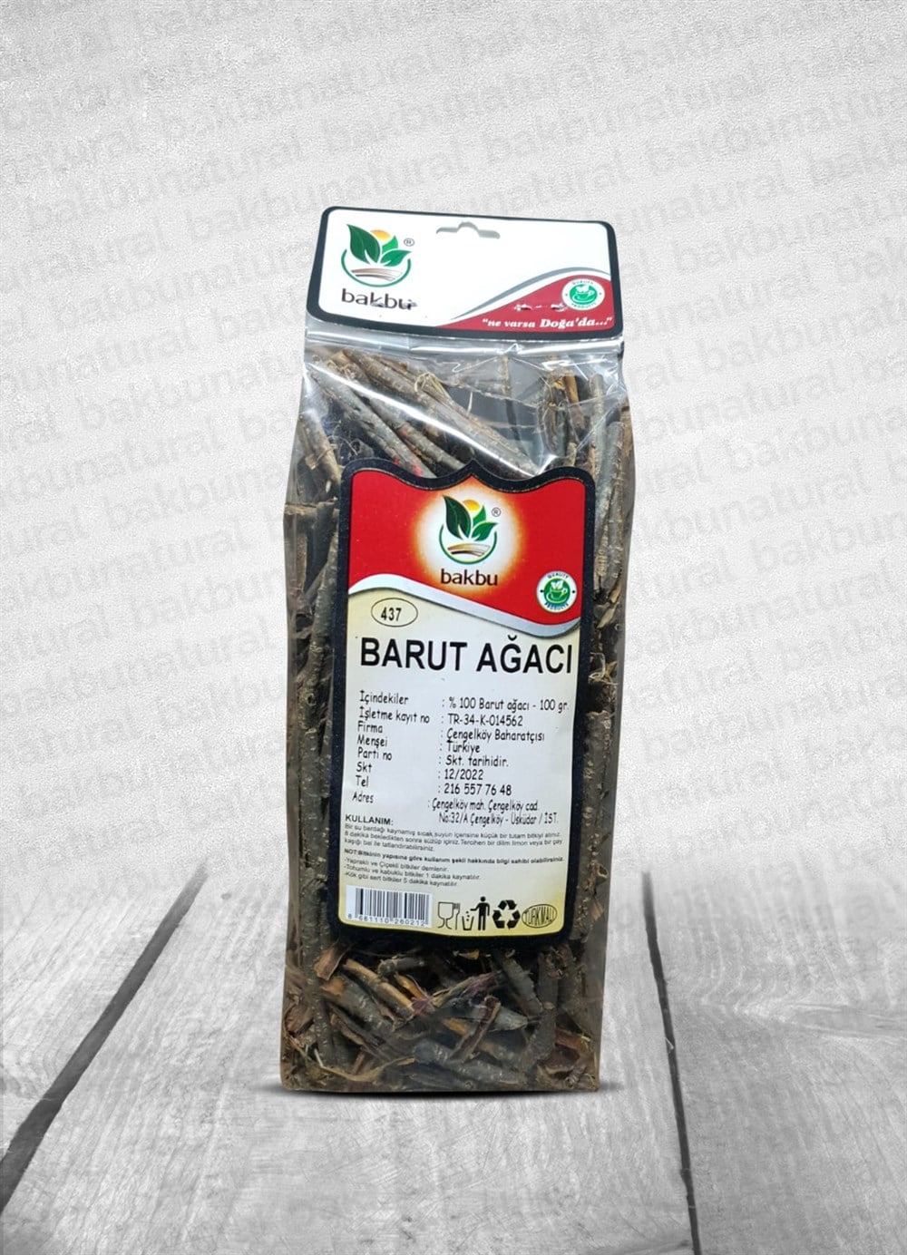 Bakbu Barut Ağacı 100gr
