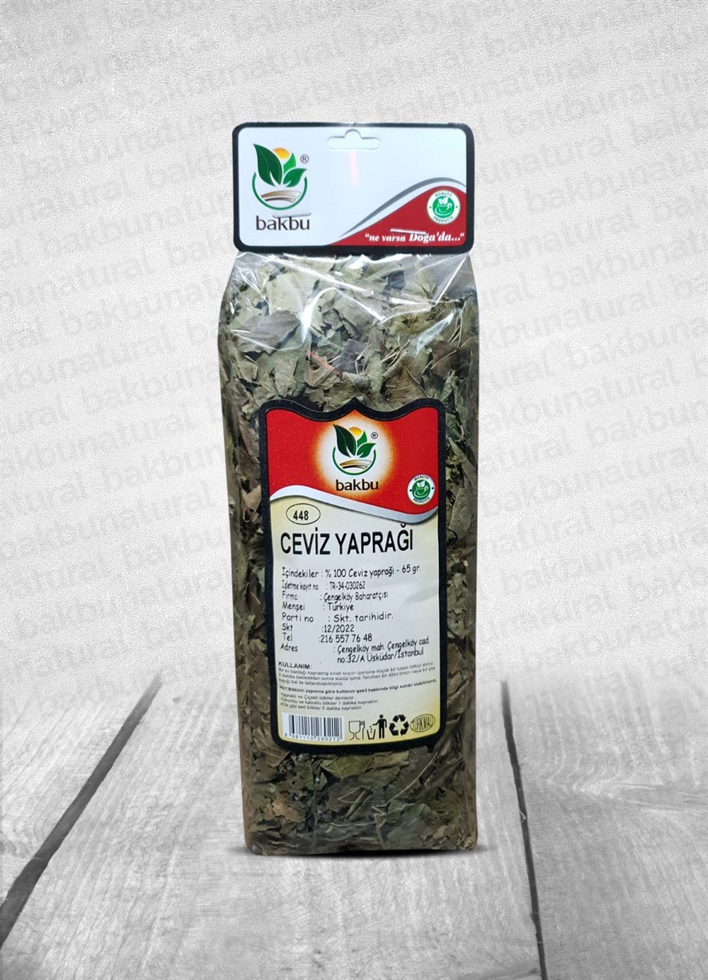 Bakbu Ceviz Yaprağı 65gr