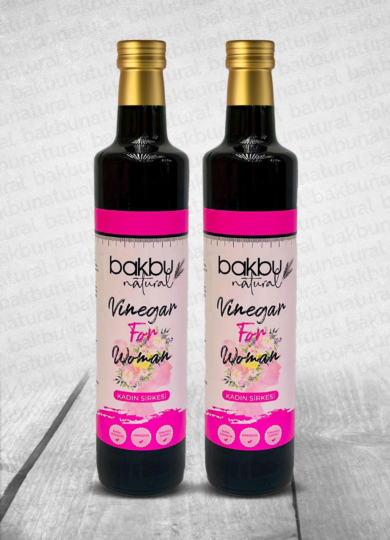Bakbu Kadın Sirkesi 2'li 500 ML x2 (Reglii düzeni,PMS dönemi Yardımcı)