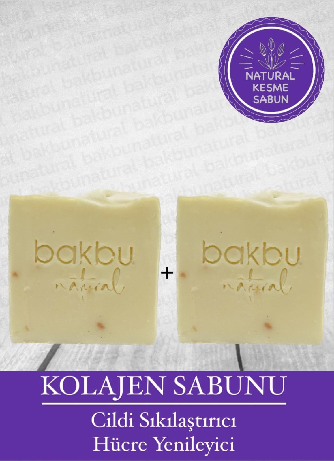 Bakbu Natural Collagen Etkili Kesme Sabun 2'li