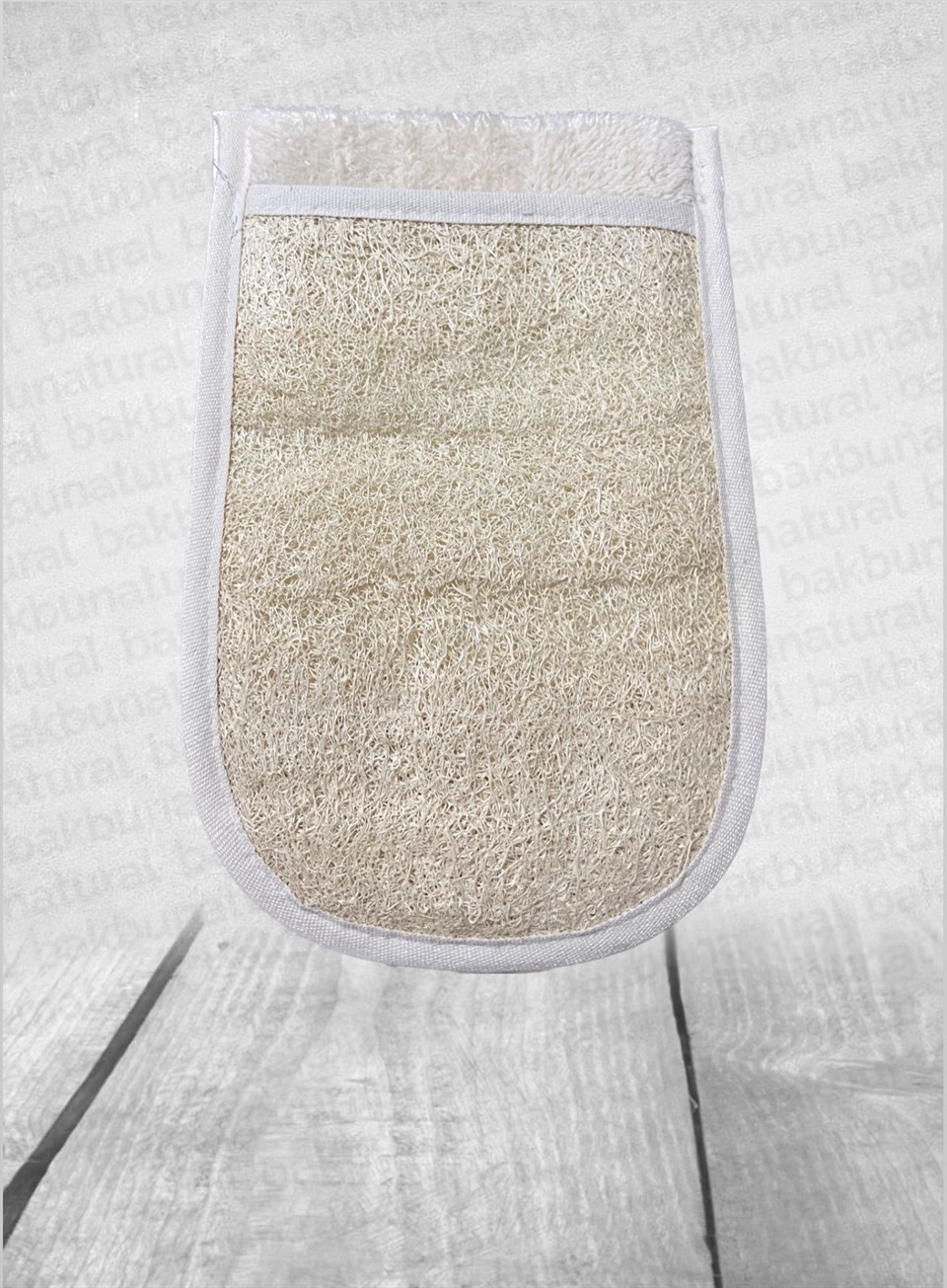 Bakbu Natural El Geçmeli Kabaklı Lifli Vücut Kesesi