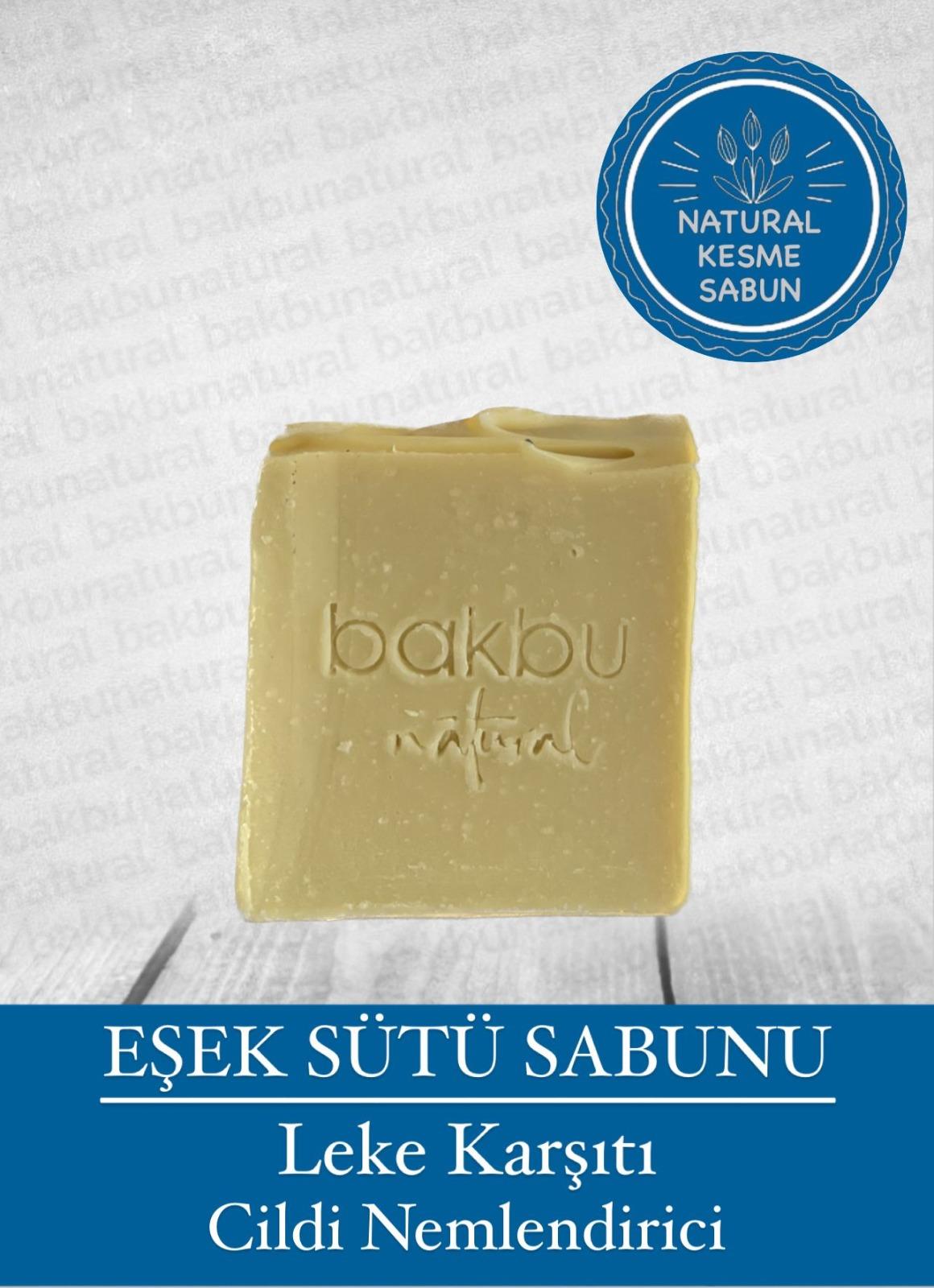 Bakbu Natural Eşek Sütü Kesme Sabun