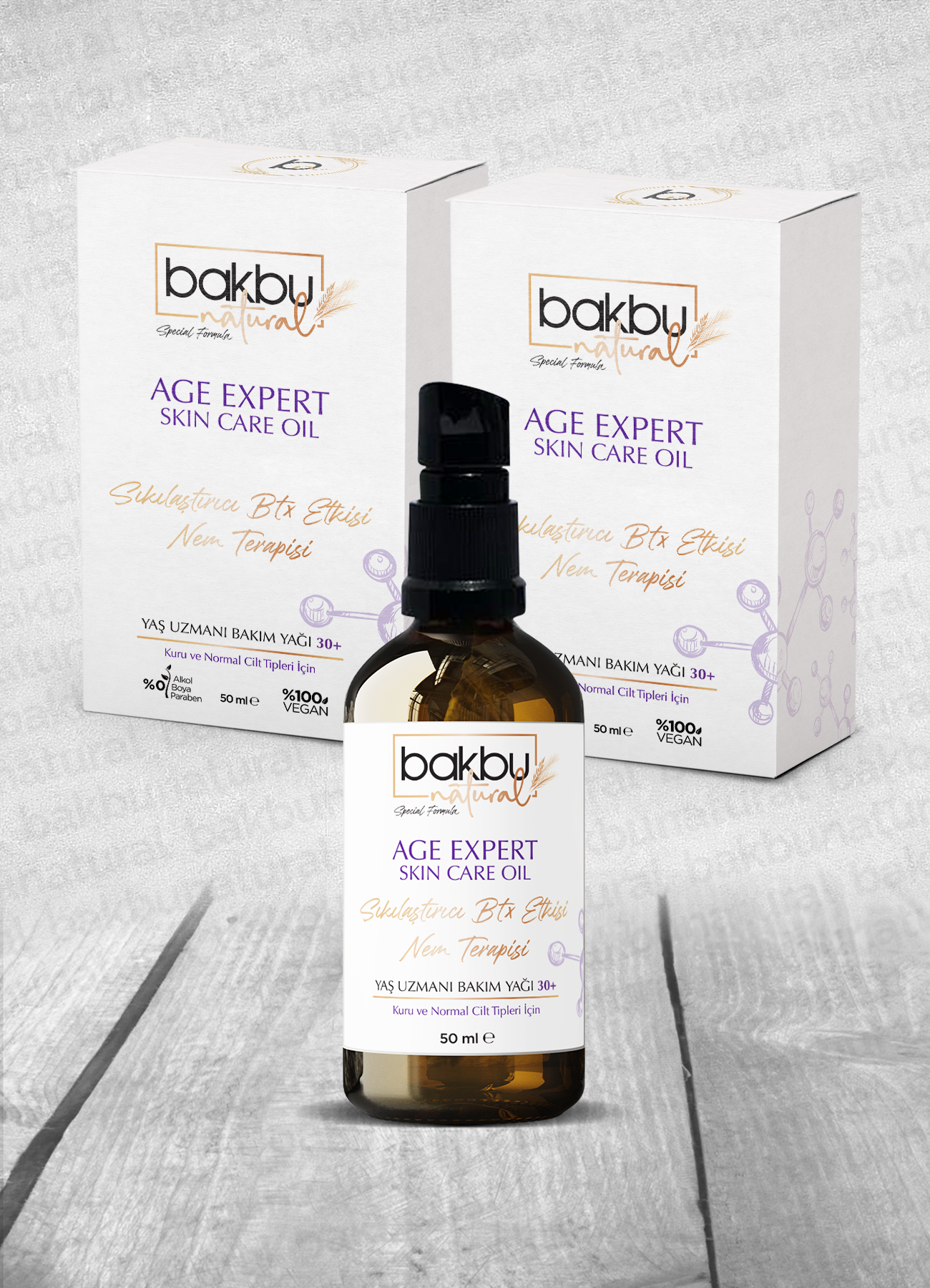 Bakbu Natural Yaş Uzmanı Bakım Yağı Anti Aging Etkili Sıkılaştırıcı Yüz Ve Göz Çevresi Boyun Ve Dekolte Bölgesi Bakımında ,Yüz yogası Masajında ,Jawline ve Gıdı Şekillendirme masajında 2li