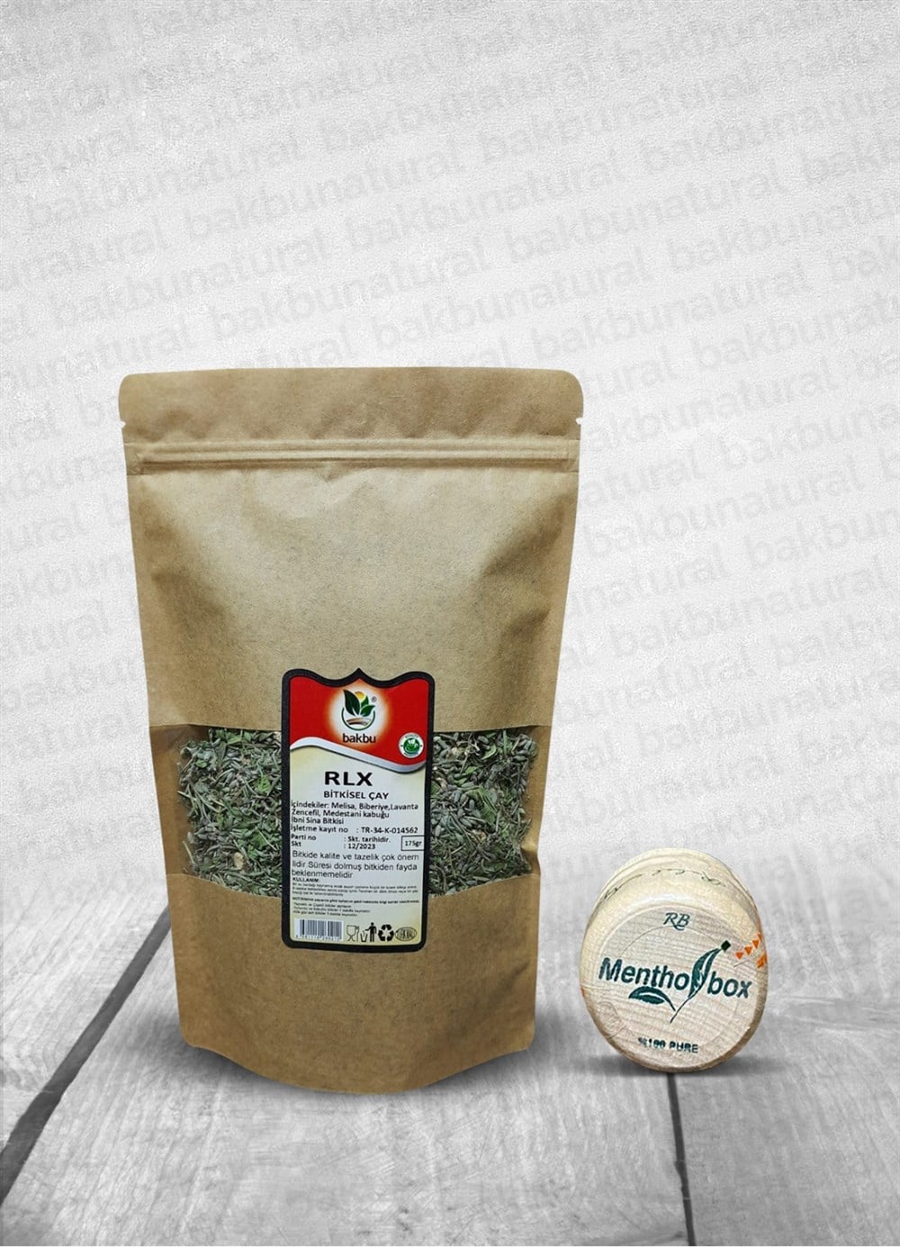 Bakbu RLX Bitki Çayı 175gr Ve Mentholbox 2li Set